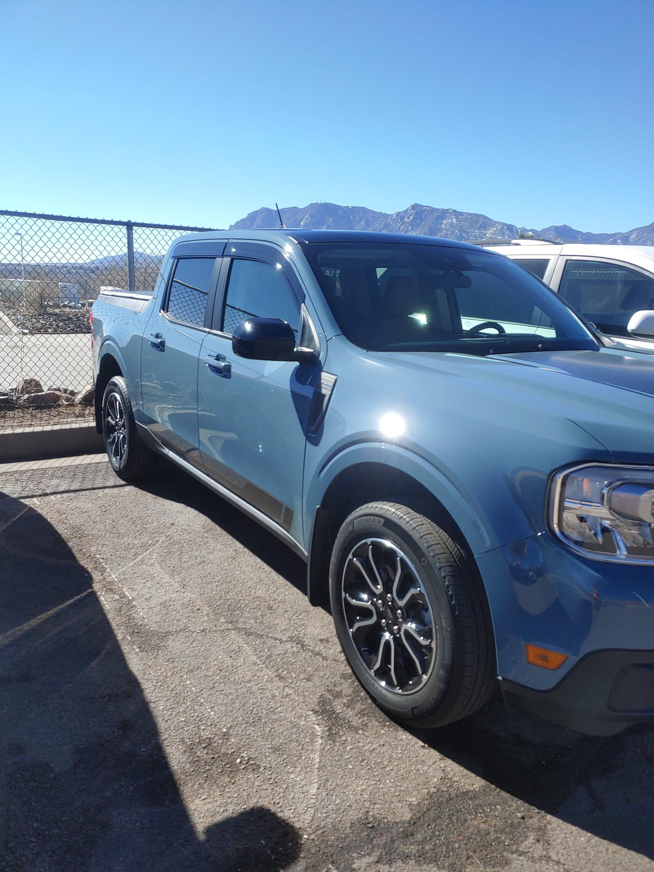 Ford Maverick First MTC client from the forums..5 yr graphene coating! Area 51 lariat 20230221_110054