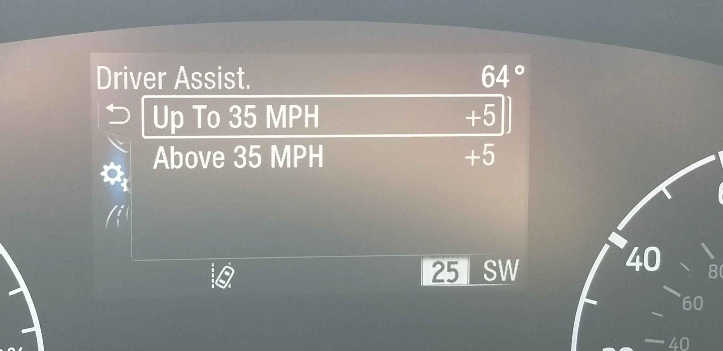 Ford Maverick Traffic Sign Recognition (TSR) FORScan mod (confirmed working) Speed Warning +5 MPH only
