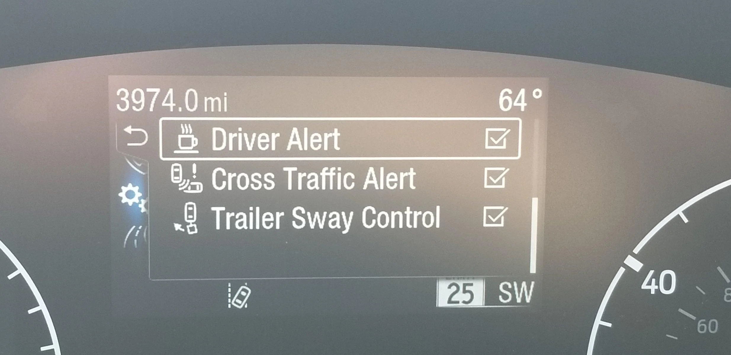 Ford Maverick Traffic Sign Recognition (TSR) FORScan mod (confirmed working) Cross Traffic OK