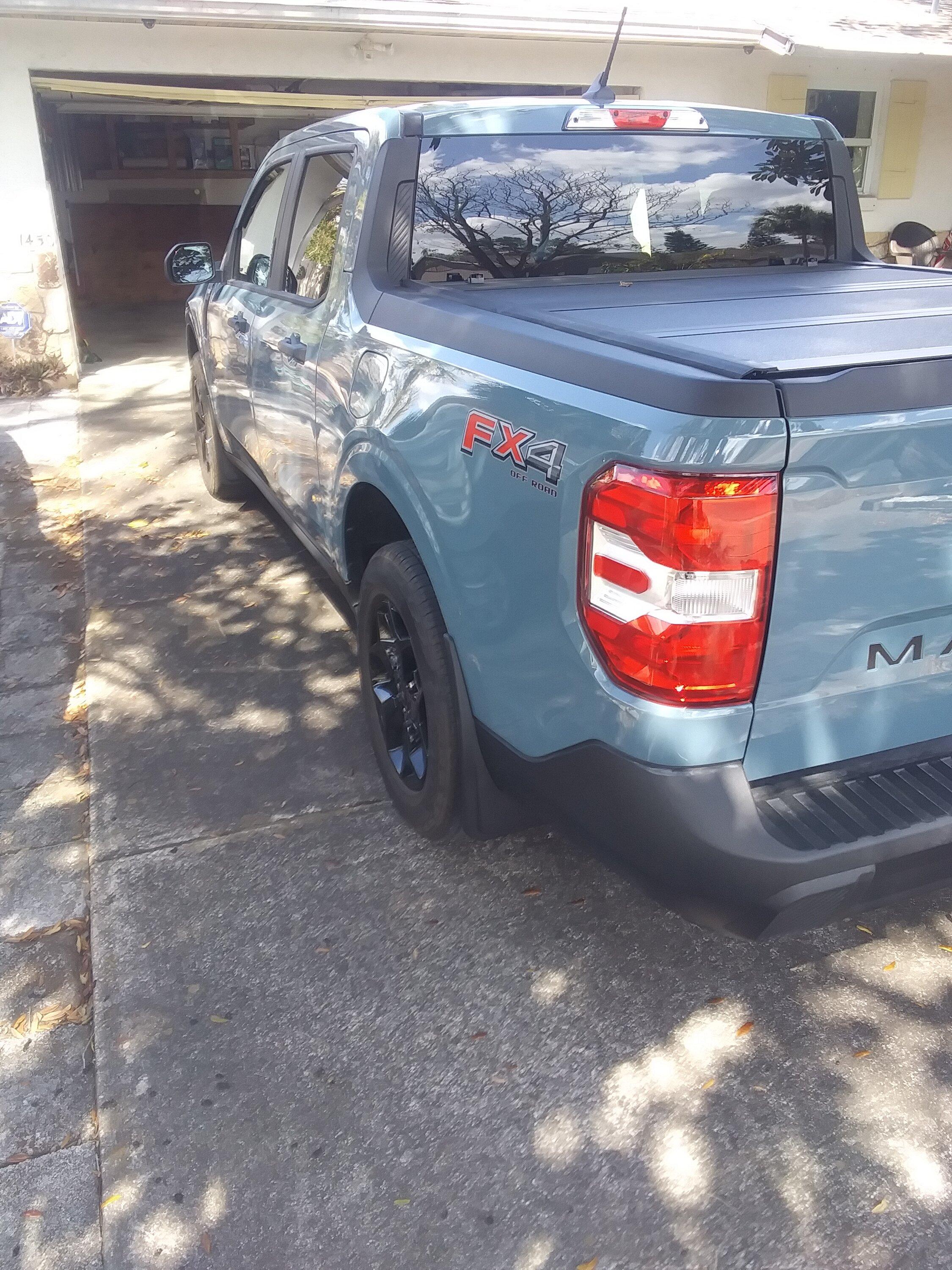 Ford Maverick Mud flaps / splash guards 20230222_125044