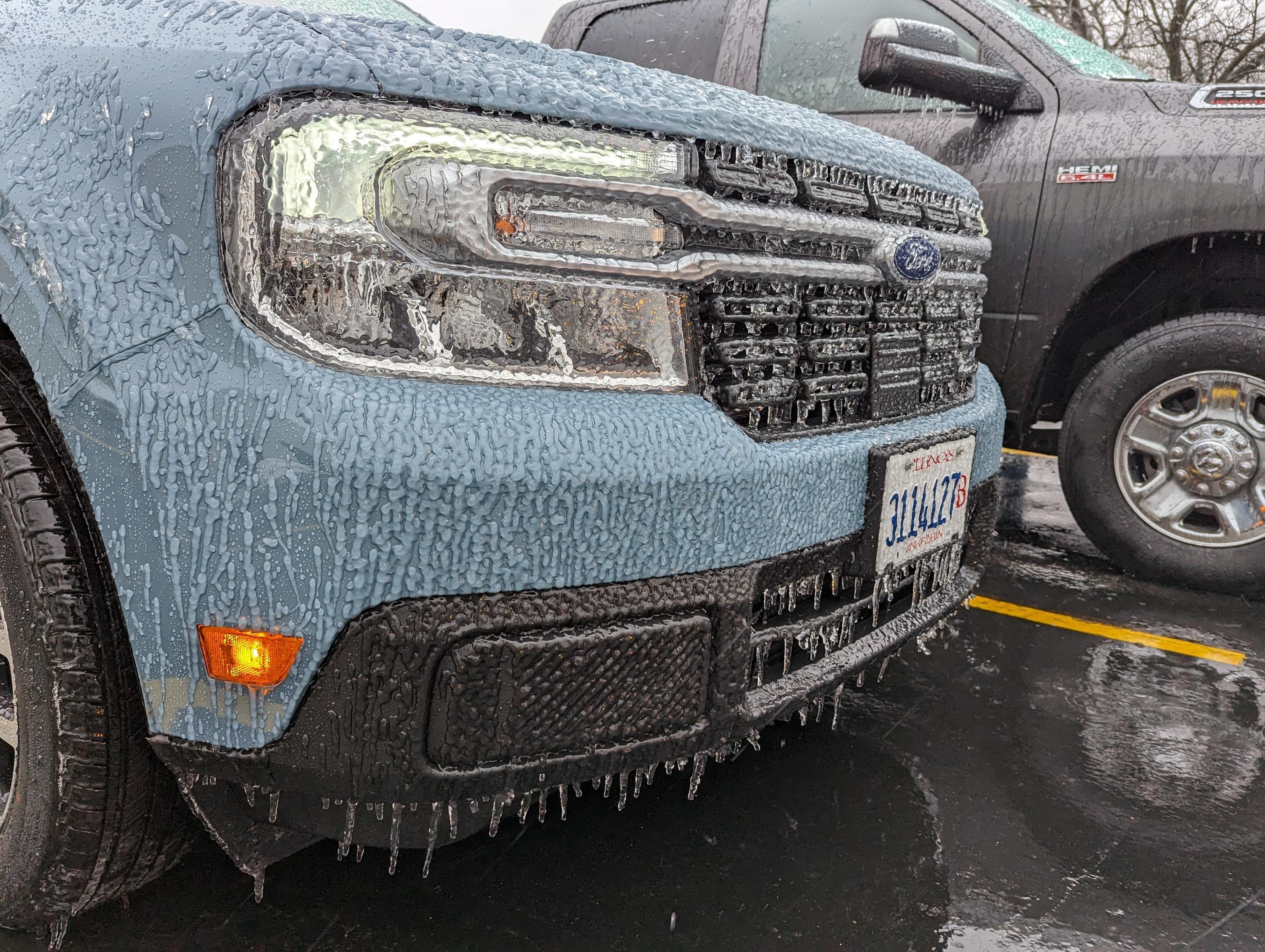 Ford Maverick A bit chilly in Michigan today... Gawpa71