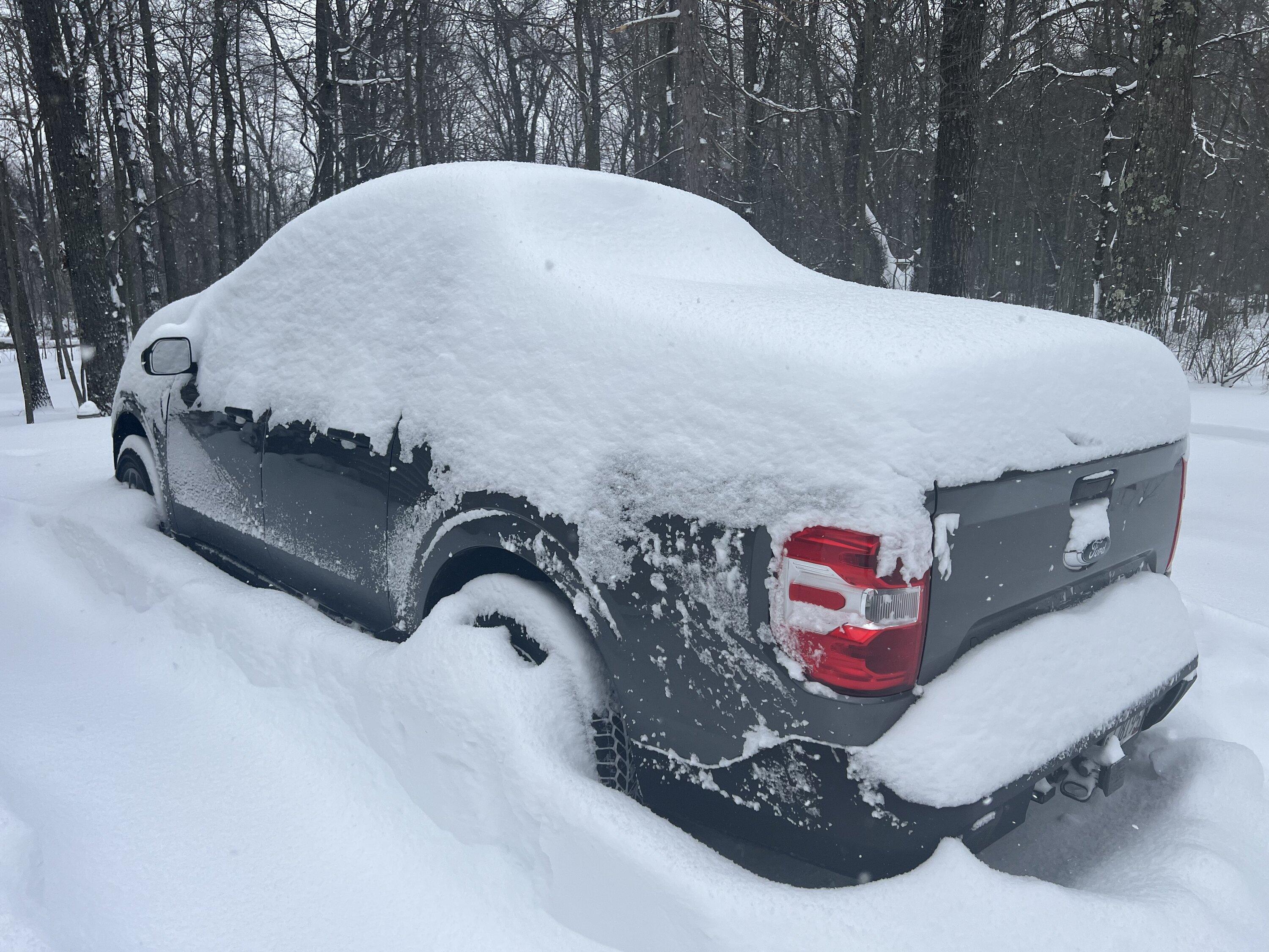 Ford Maverick So we got just a little bit of snow here. B606BADB-15B0-4DC8-A835-B2BE85DD3EB3