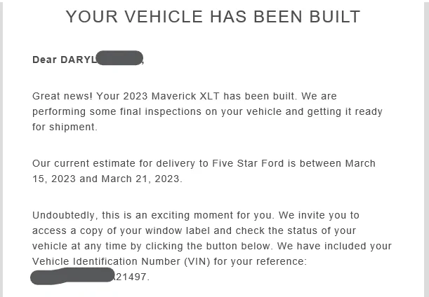 Ford Maverick September 2022 Order Status Thread 1677290387445