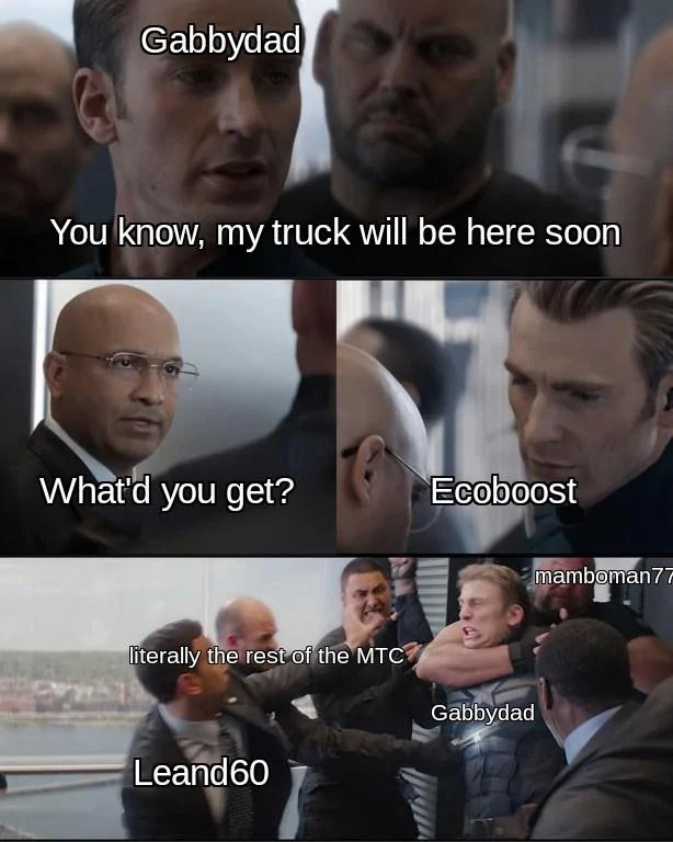 Ford Maverick Maverick Memes -  fun diversion while we wait [ ** NO POLITICS ** ] Captain America Elevator Fight Dad Joke 26022023062619