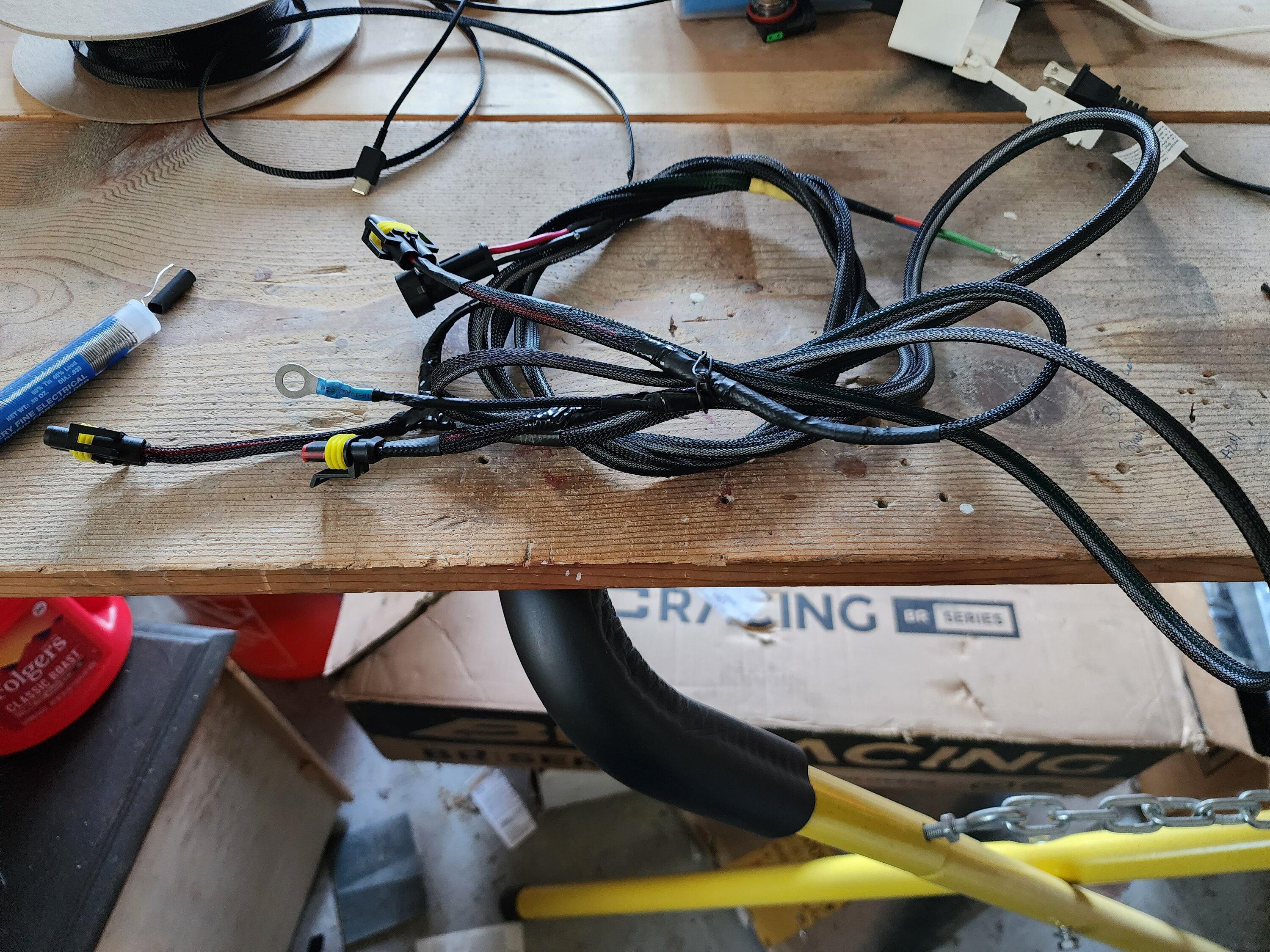 Ford Maverick F-150 Fog Lamp Switch and Wire Harness Installed in Maverick - DIY 20230226_164554