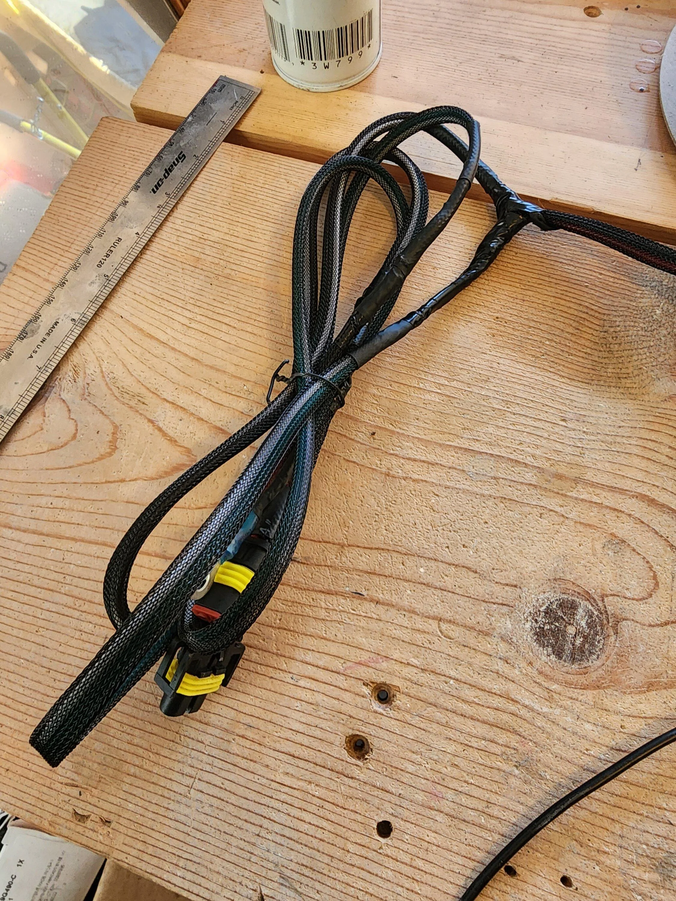 Ford Maverick F-150 Fog Lamp Switch and Wire Harness Installed in Maverick - DIY 20230226_162301