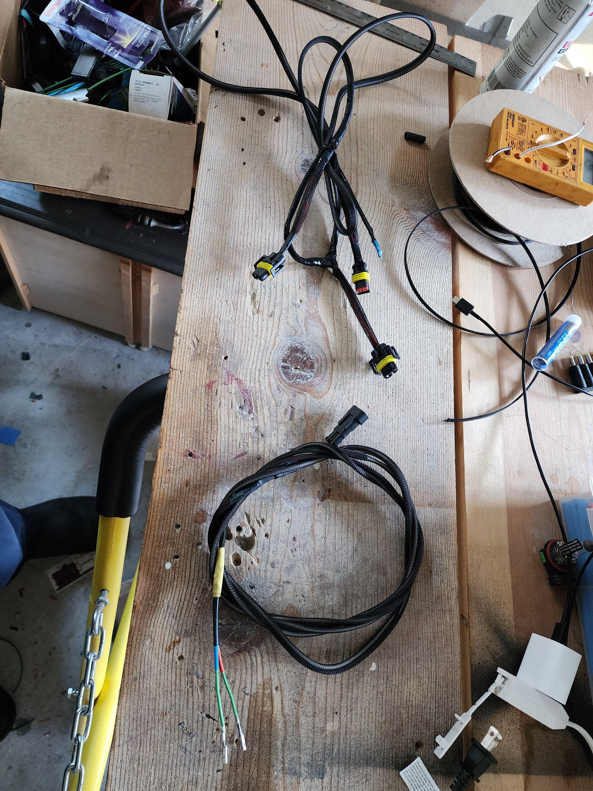 Ford Maverick F-150 Fog Lamp Switch and Wire Harness Installed in Maverick - DIY 20230226_164952