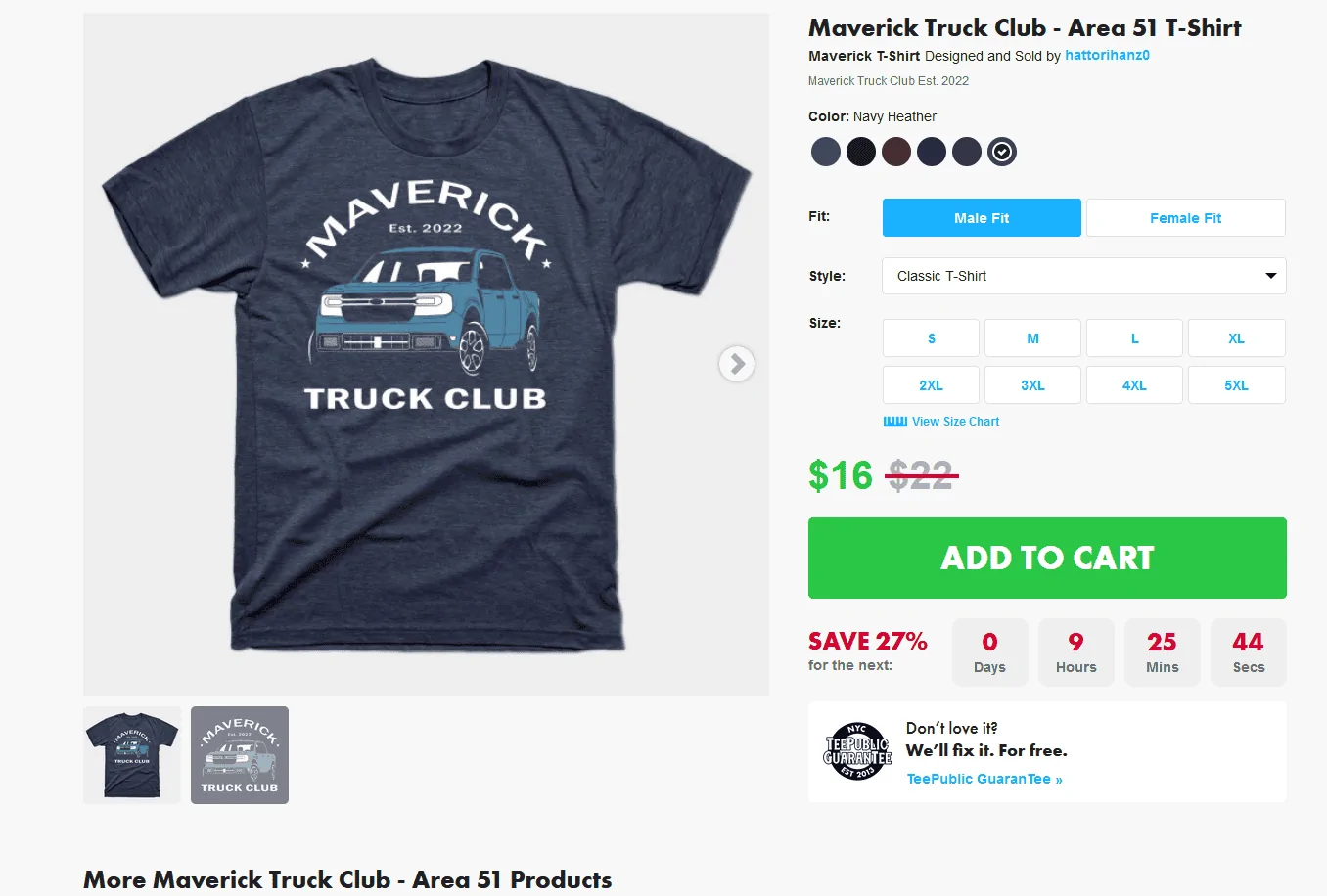Ford Maverick The Real Question....  Maverick Truck Club T-shirts when? 1677451305096