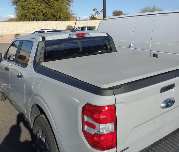 Ford Maverick Cactus Gray Tonneau Bed Cover Maverick1