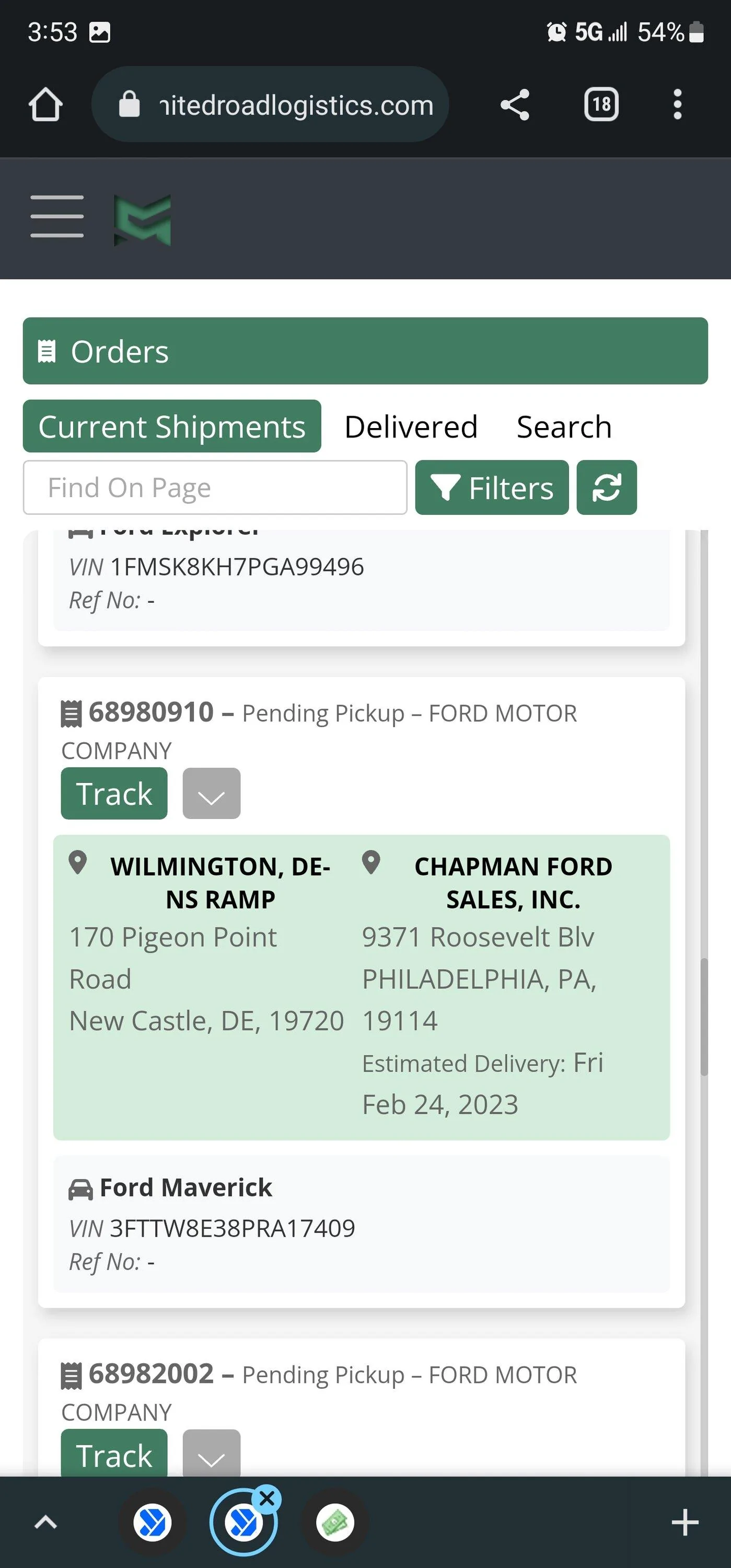 Ford Maverick ECOBOOST ONLY: Tracking Remaining MY22 Builds Screenshot_20230226_155307_Chrom