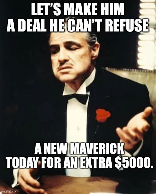 Ford Maverick Maverick Memes -  fun diversion while we wait [ ** NO POLITICS ** ] EDE2DA46-7CE6-4B38-AD6E-166D4DB4F41E