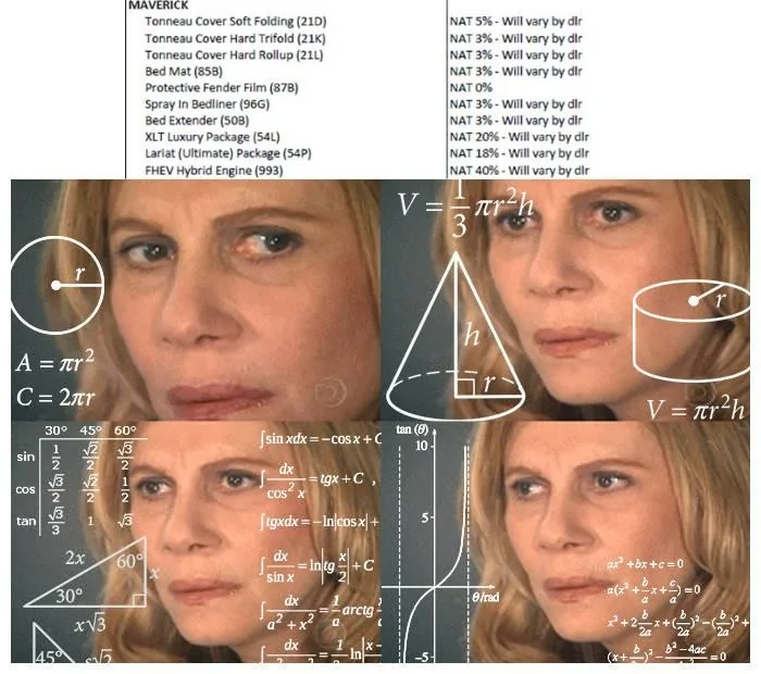 Ford Maverick Maverick Memes -  fun diversion while we wait [ ** NO POLITICS ** ] Confused Math Lady 29092021181528