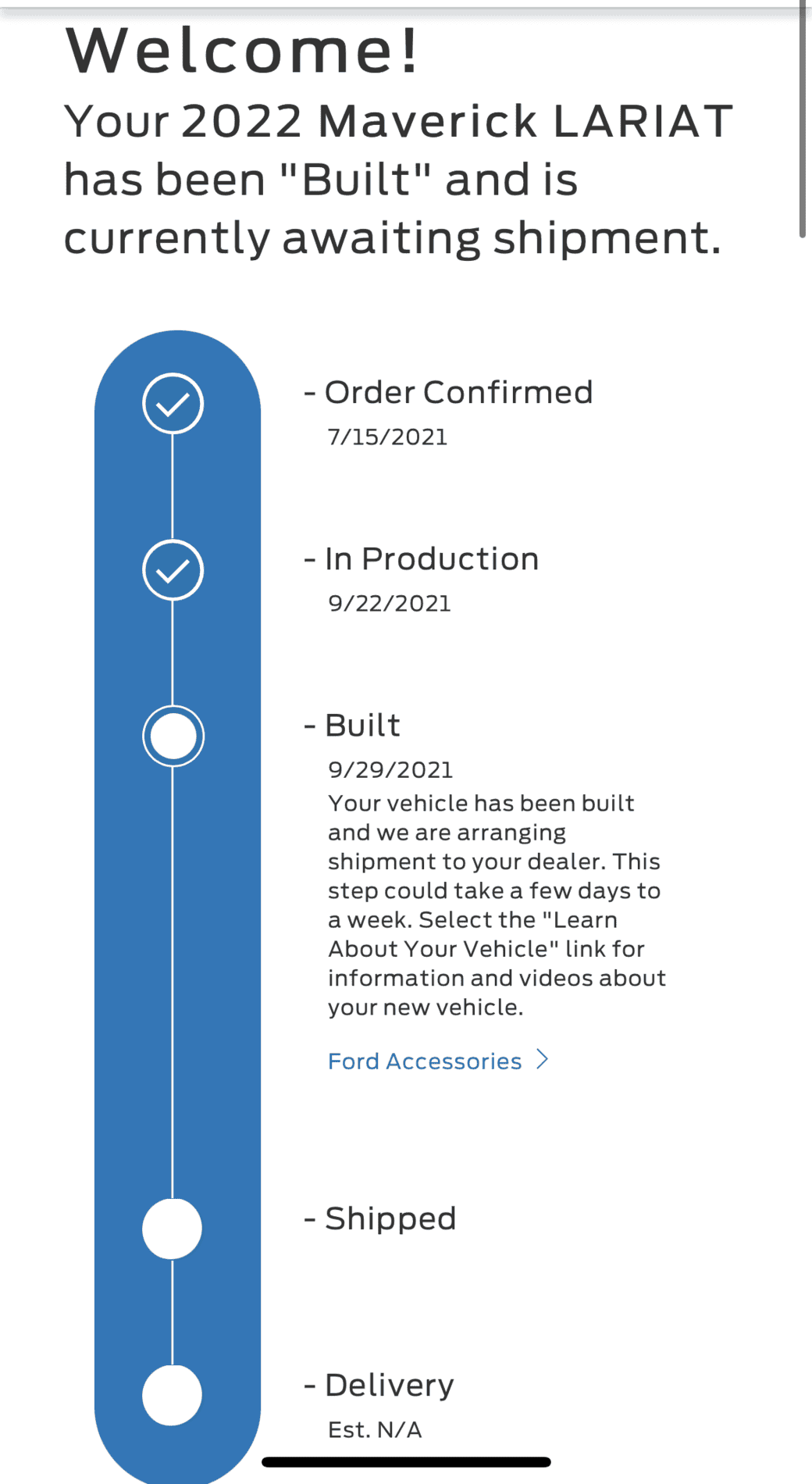 Ford Maverick Stuck "In Production" 1633006162955