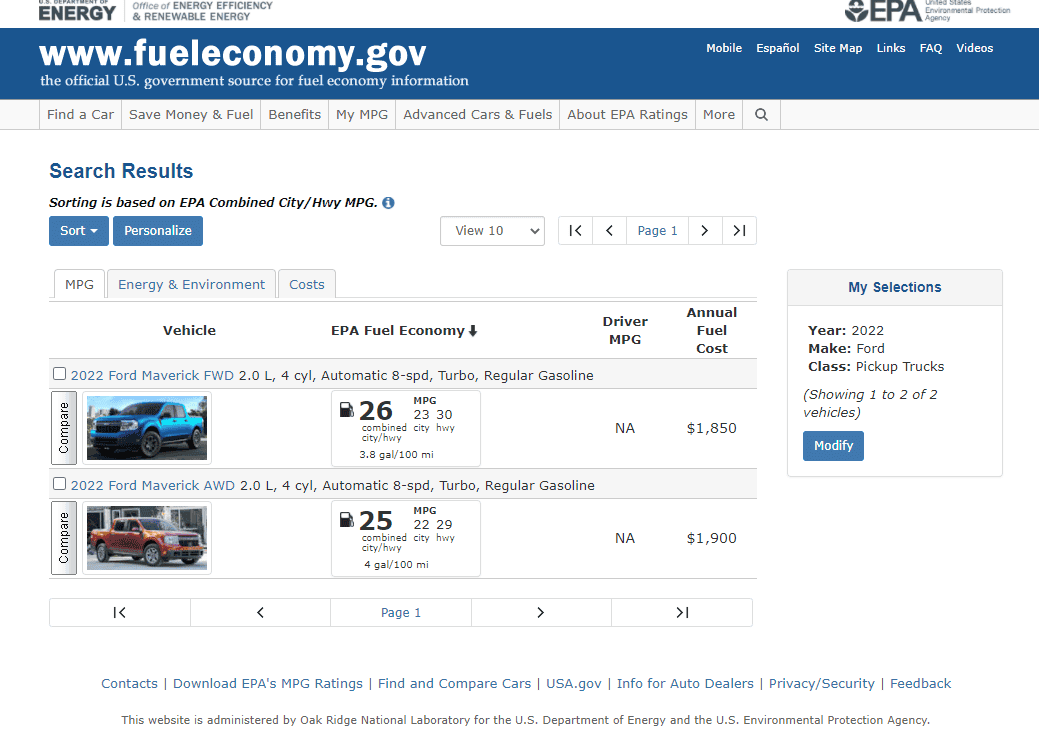 Ford Maverick * UPDATE*10/20*  Dealer Hybrid hasn't been approved by government 1633009400977