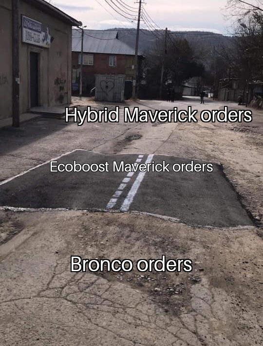 Ford Maverick Maverick Memes -  fun diversion while we wait [ ** NO POLITICS ** ] Paved Road On Unpaved Road 01102021052830