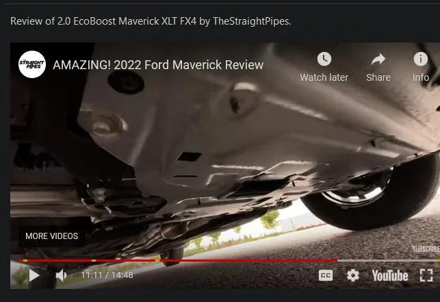 Ford Maverick PSA: oil change on FX4 Maverick requires skid plate panels removal fx4