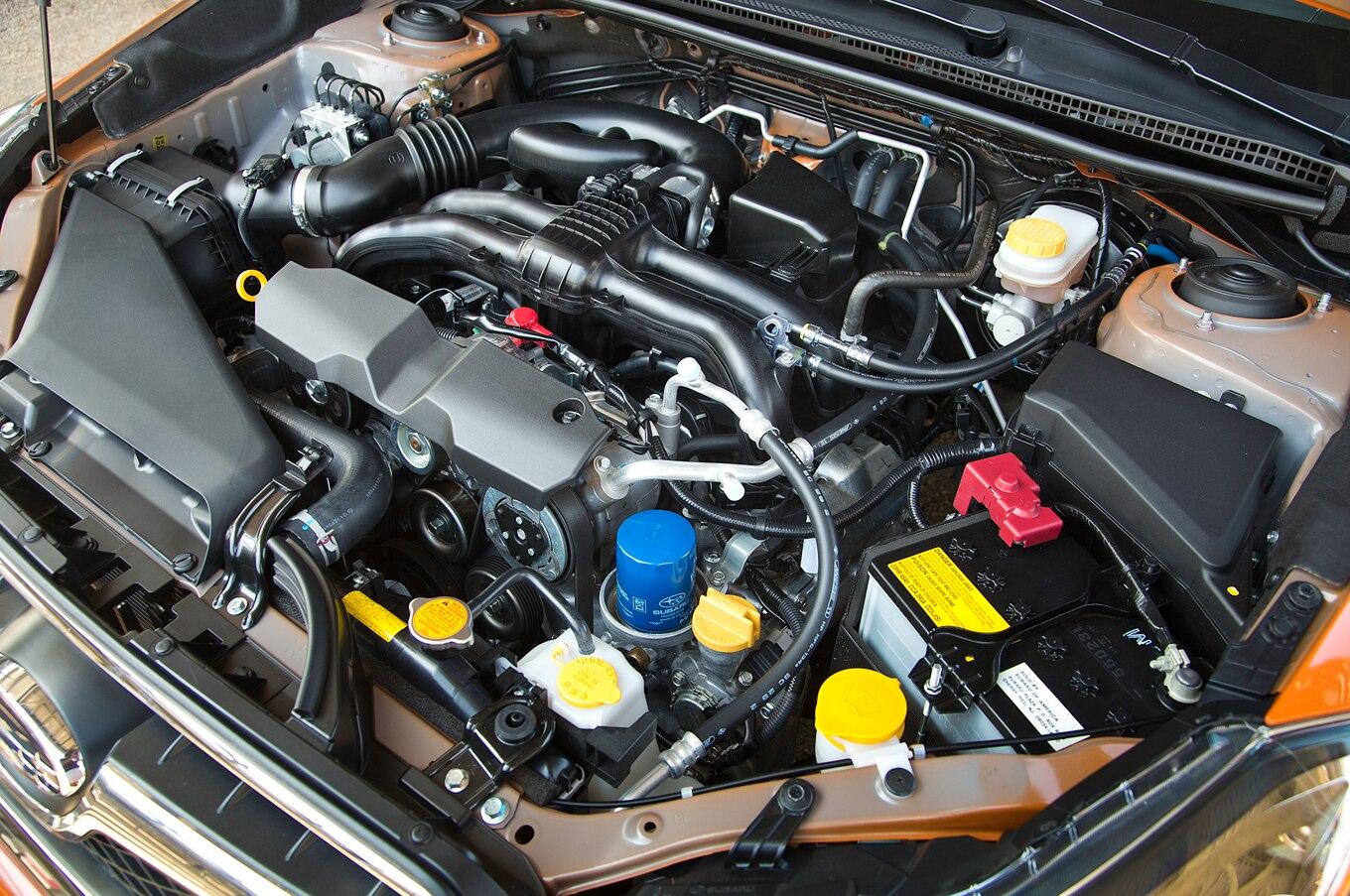 Ford Maverick PSA: oil change on FX4 Maverick requires skid plate panels removal 2013-Subaru-XV-Crosstrek-Limited-engine-02