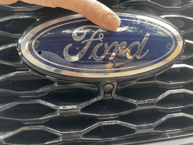 Ford Maverick DIY how-to remove Ford emblem, grille and front bumper cover from 2022 Maverick 1633191114801