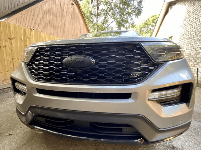Ford Maverick DIY how-to remove Ford emblem, grille and front bumper cover from 2022 Maverick 1633191127096