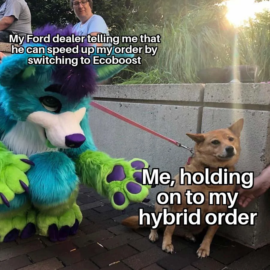 Ford Maverick Maverick Memes -  fun diversion while we wait [ ** NO POLITICS ** ] Furry Scaring Dog 02102021194405