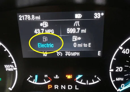 Ford Maverick EV coach display vs. Fuel economy display. Which do you prefer? 1677558092376