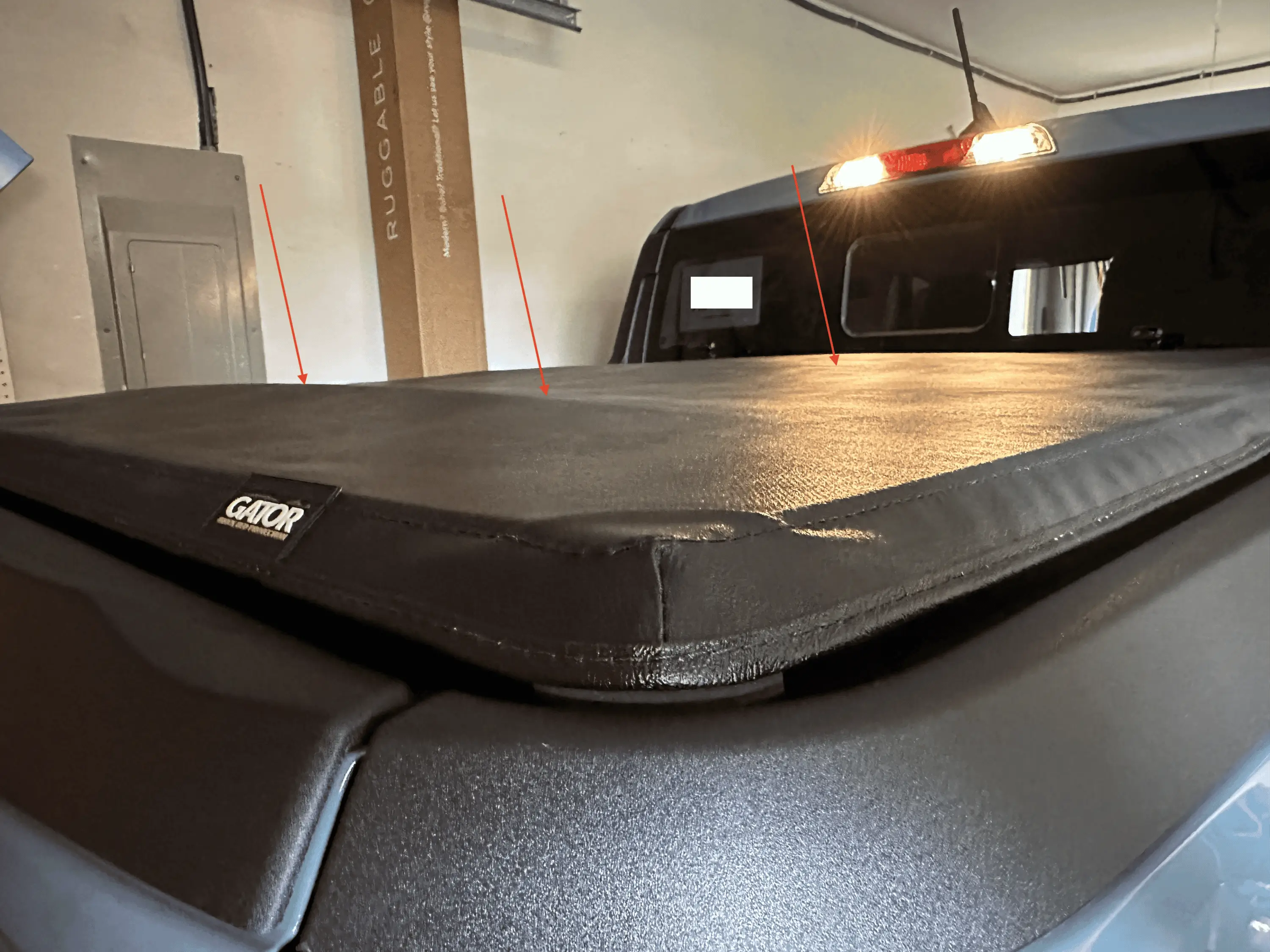 Ford Maverick Gator soft tonneau - should it ripple like this? 1677712979169