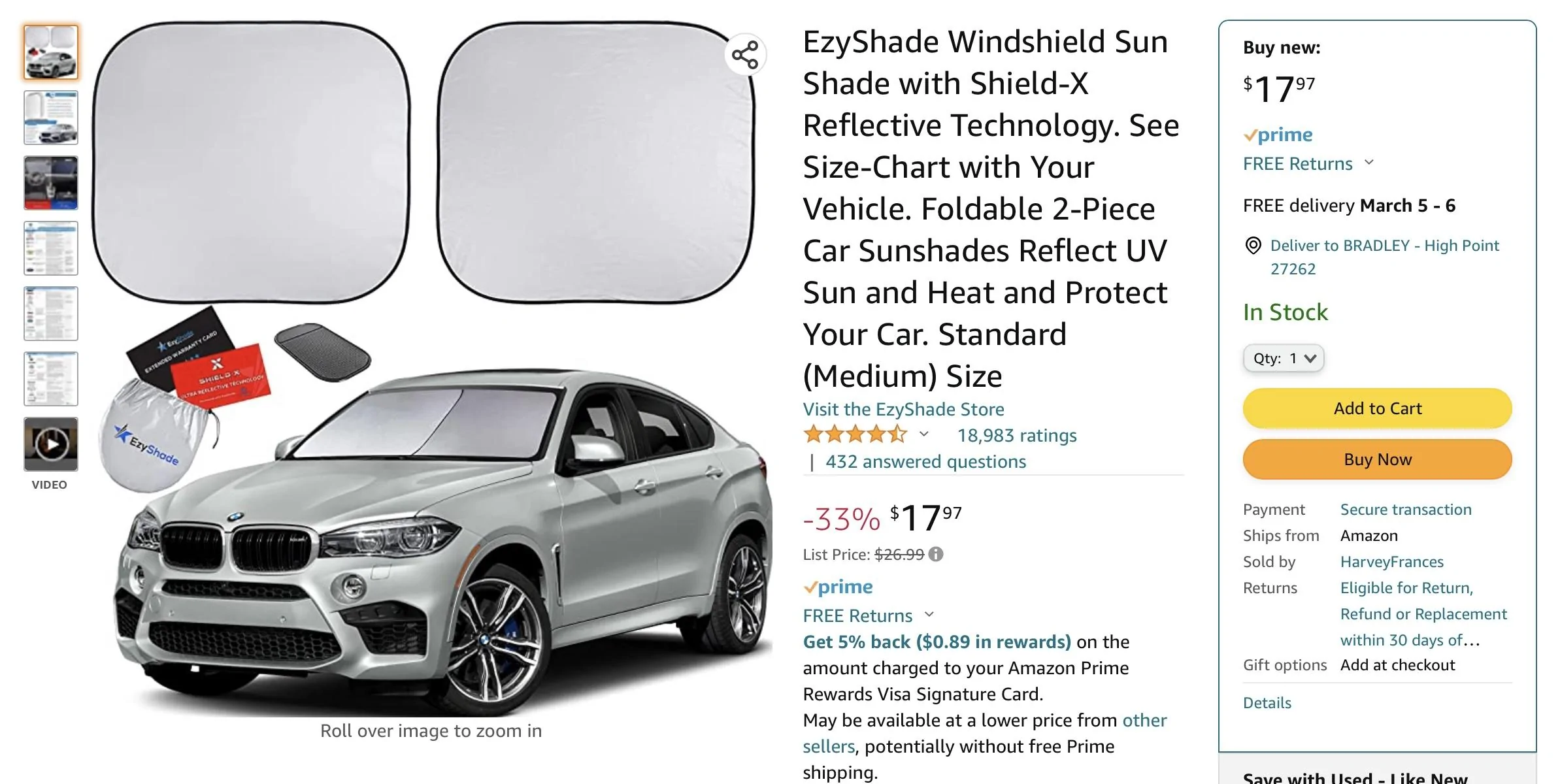 Ford Maverick Windshield Sun Shade? 283EDB98-3B08-4AB8-AB4A-E28947428889