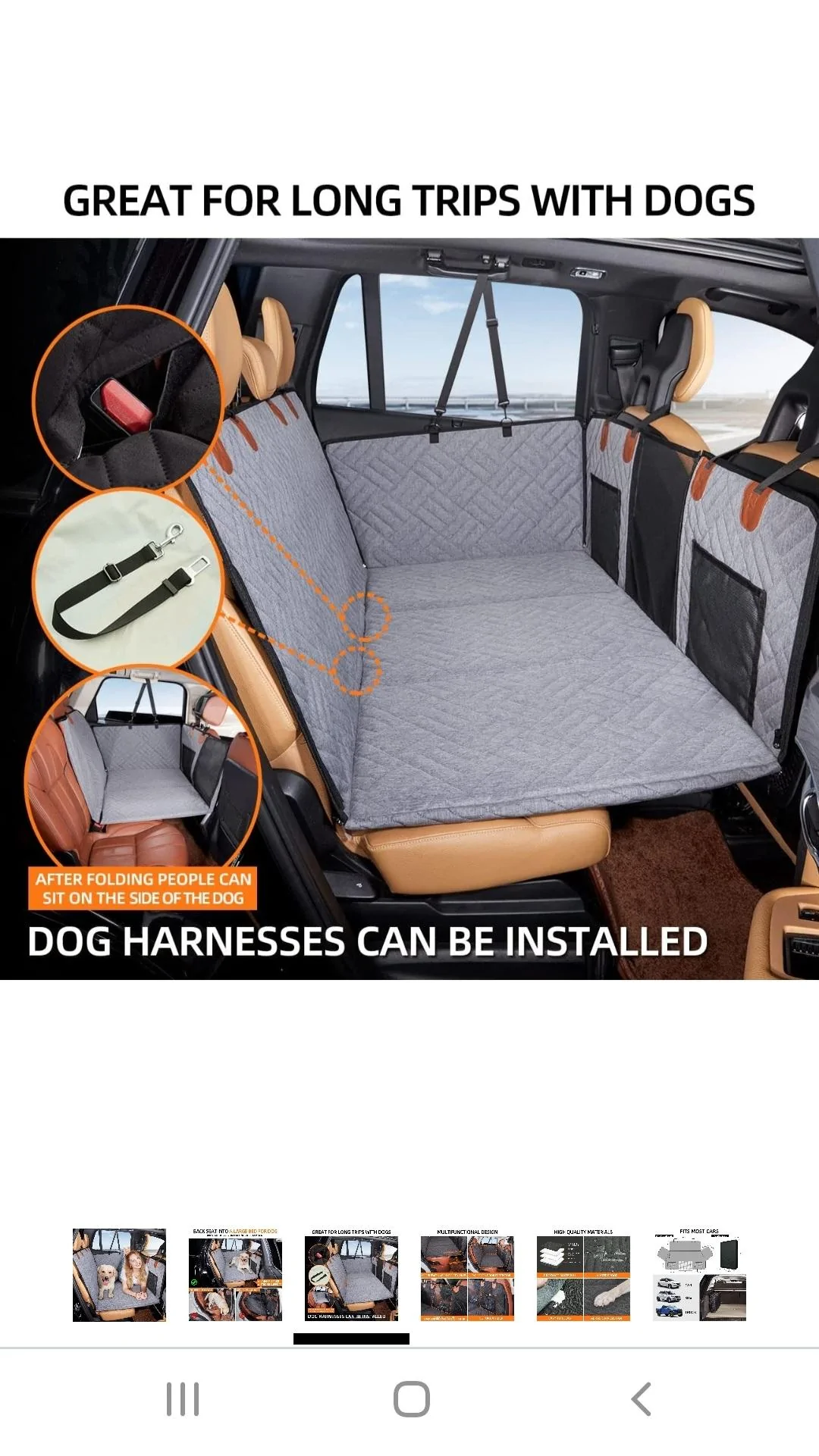 Ford Maverick Backseat extender for dogs? Screenshot_20230302-095006_Amazon Shopping