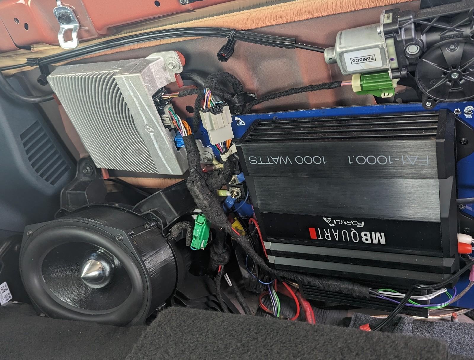 Ford Maverick Upgrading the Maverick B&O Sound System - DIY Howto amplifiers