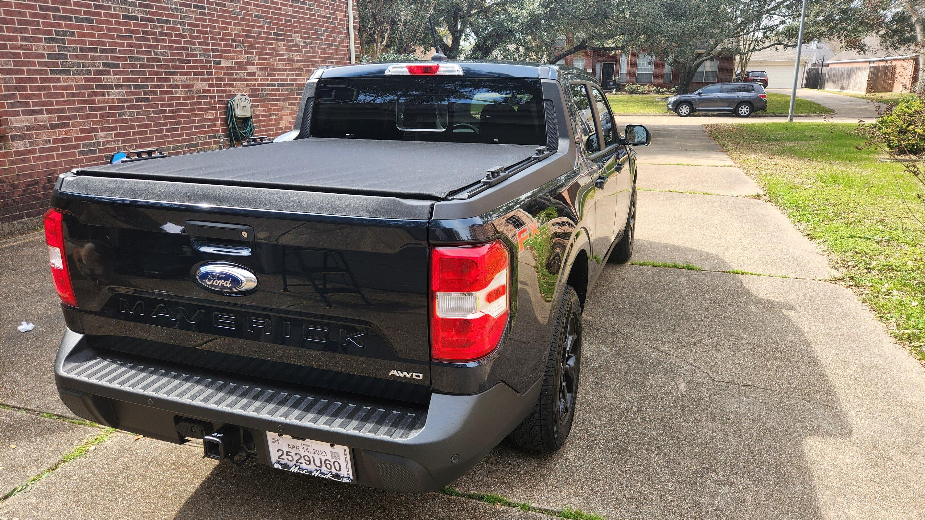 Ford Maverick Soft bed covers that work with tie down rails 20230218_130613