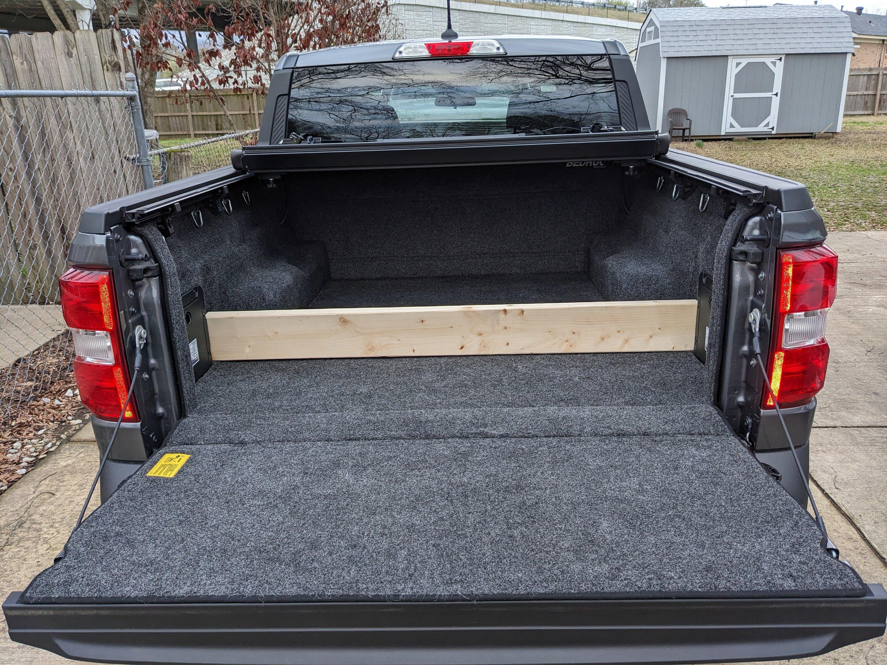 Ford Maverick Bedrug full liner with trifold cover. PXL_20230303_232604058
