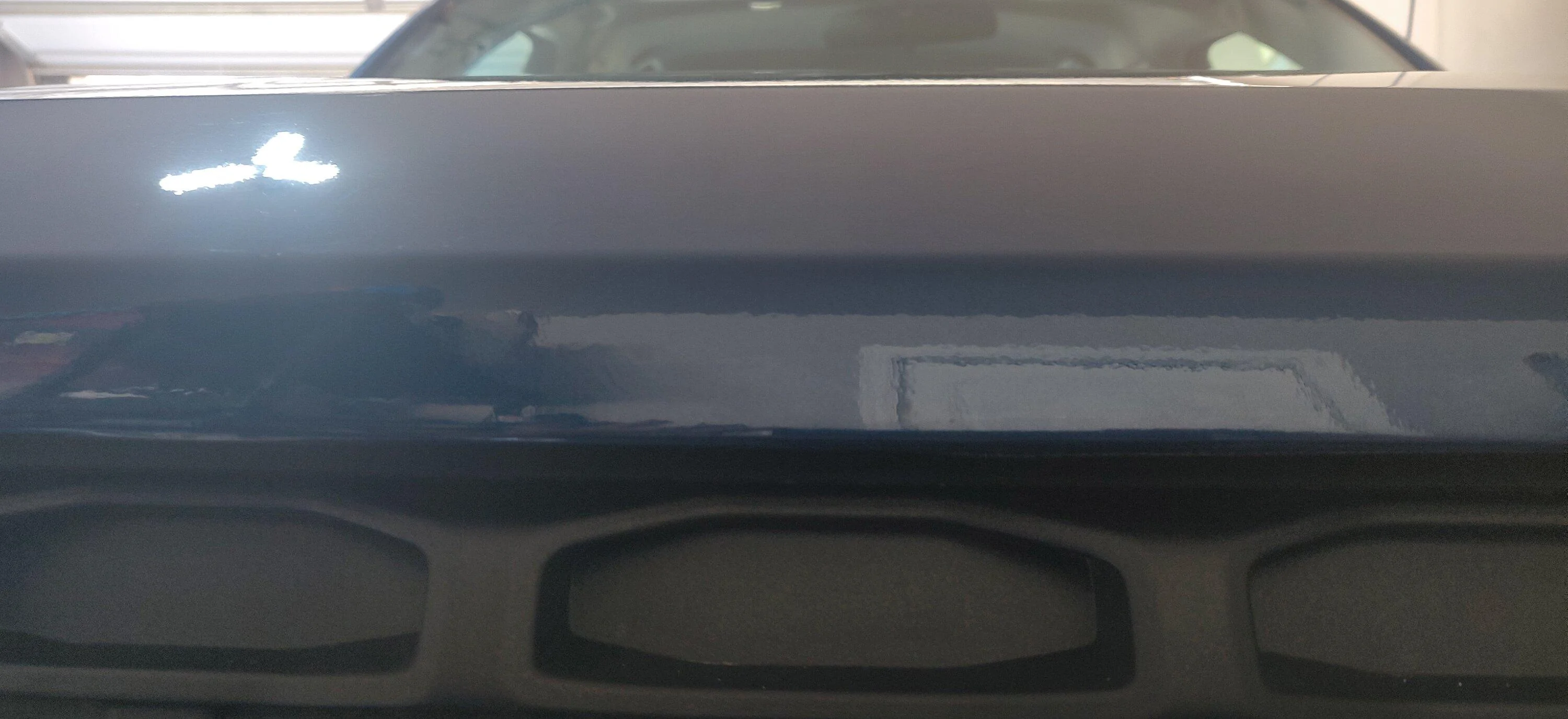 Ford Maverick Saturday DIY project. PPF film for hood protection IMG_20230304_155520