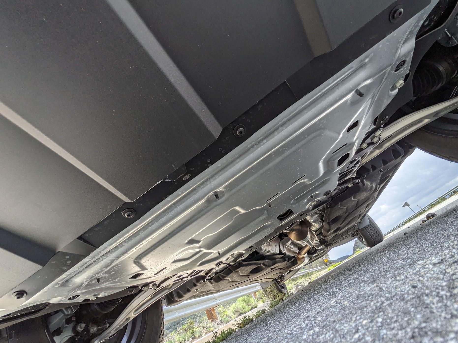 Ford Maverick Tremor Skid Plate is different than FX4 (photos) trem skid angle