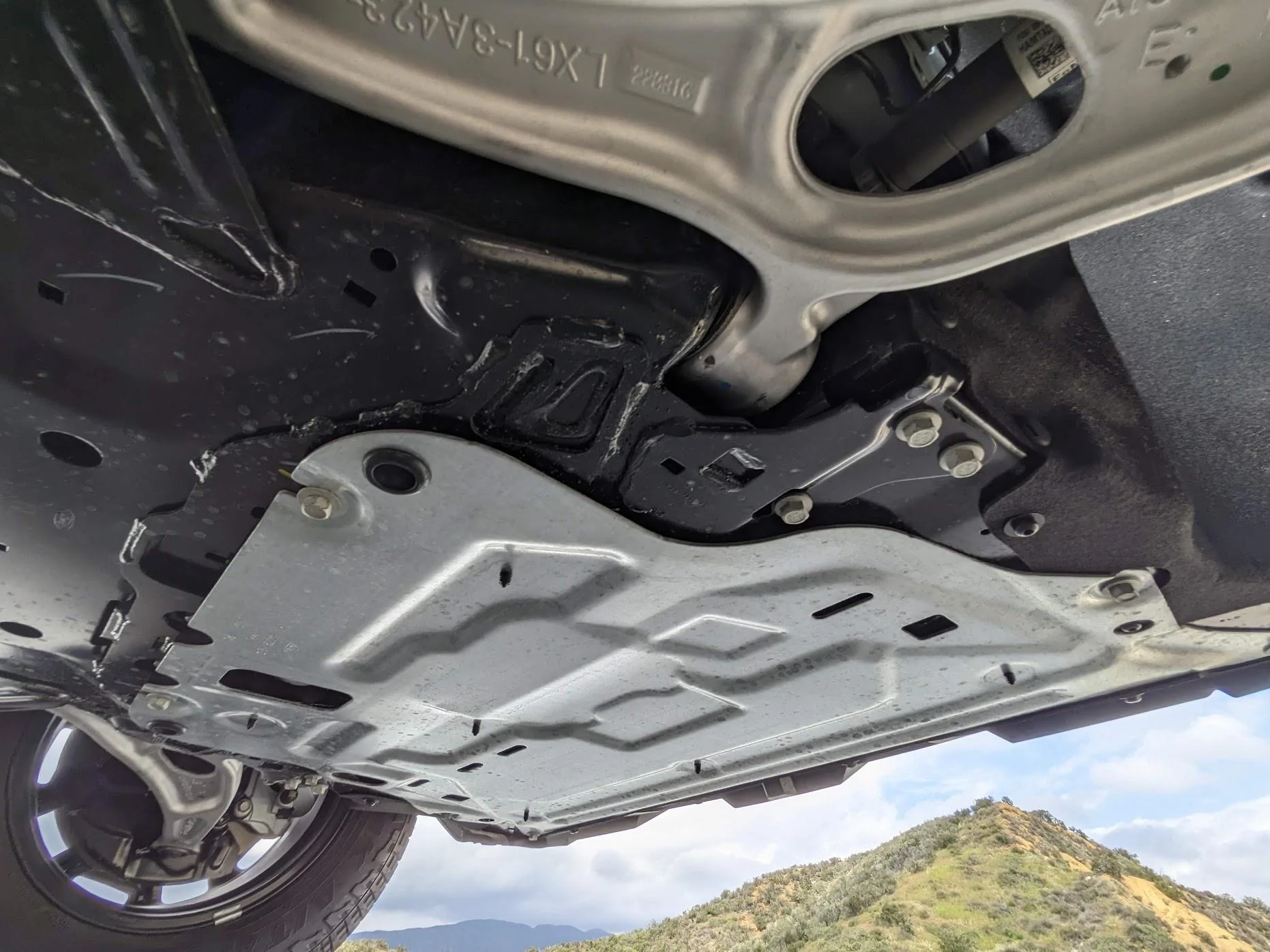 Ford Maverick Tremor Skid Plate is different than FX4 (photos) trem skid back