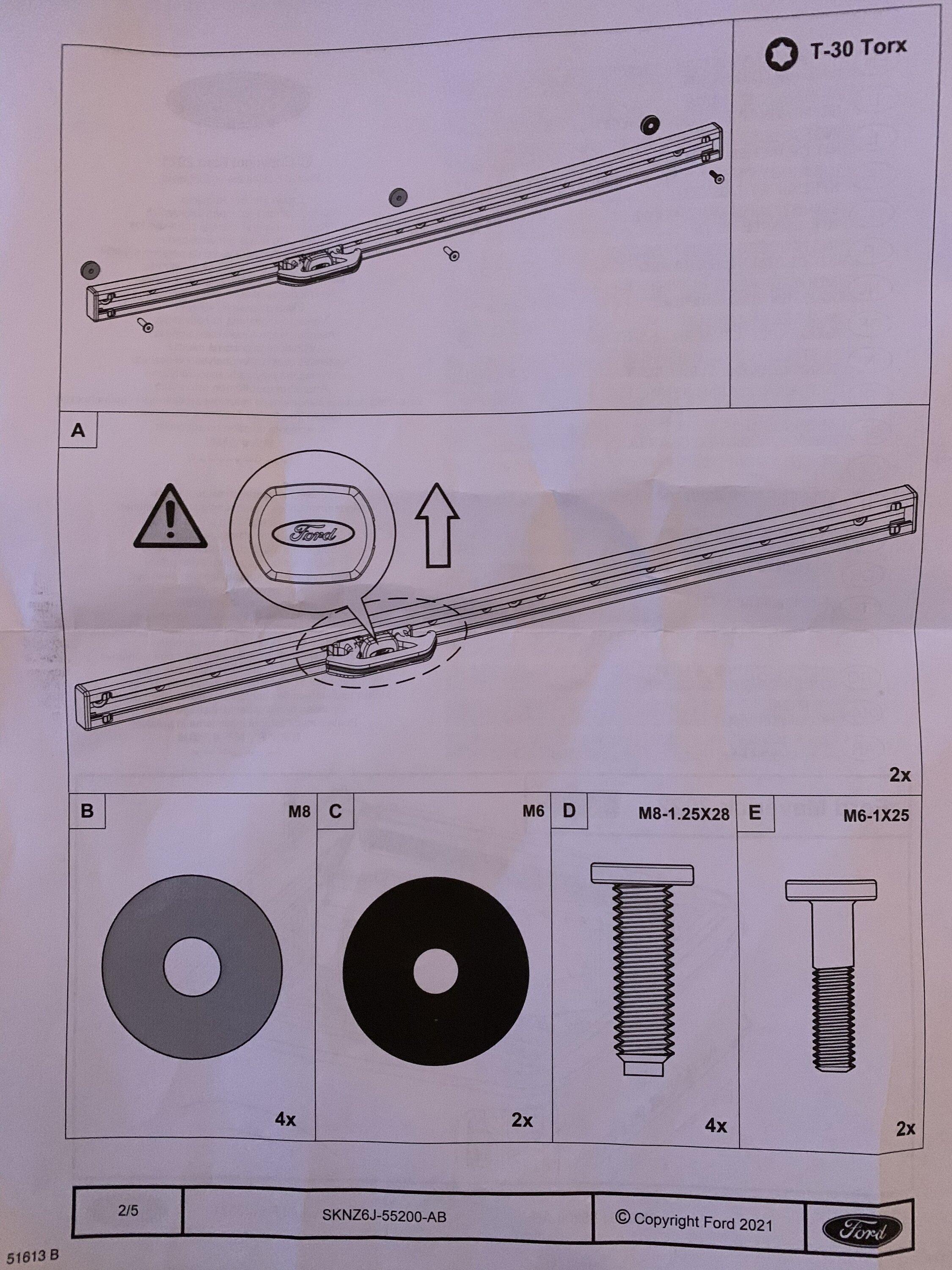 Ford Maverick OEM Bed Side Rails w/ adjustable tie down cleats DB9CAE01-85A8-4FFD-BFE8-A9ABD6C50682