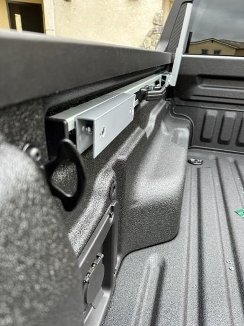 Ford Maverick Low budget bed rack installed on side bed rails 1 bracket