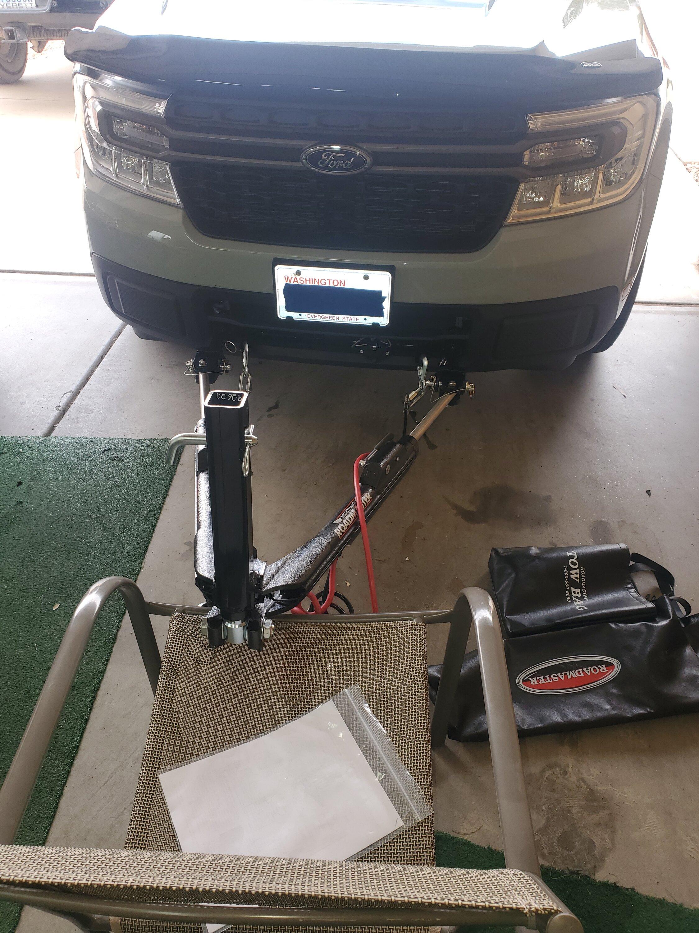 Ford Maverick Flat-Towing a Hybrid Maverick 20230302_133938