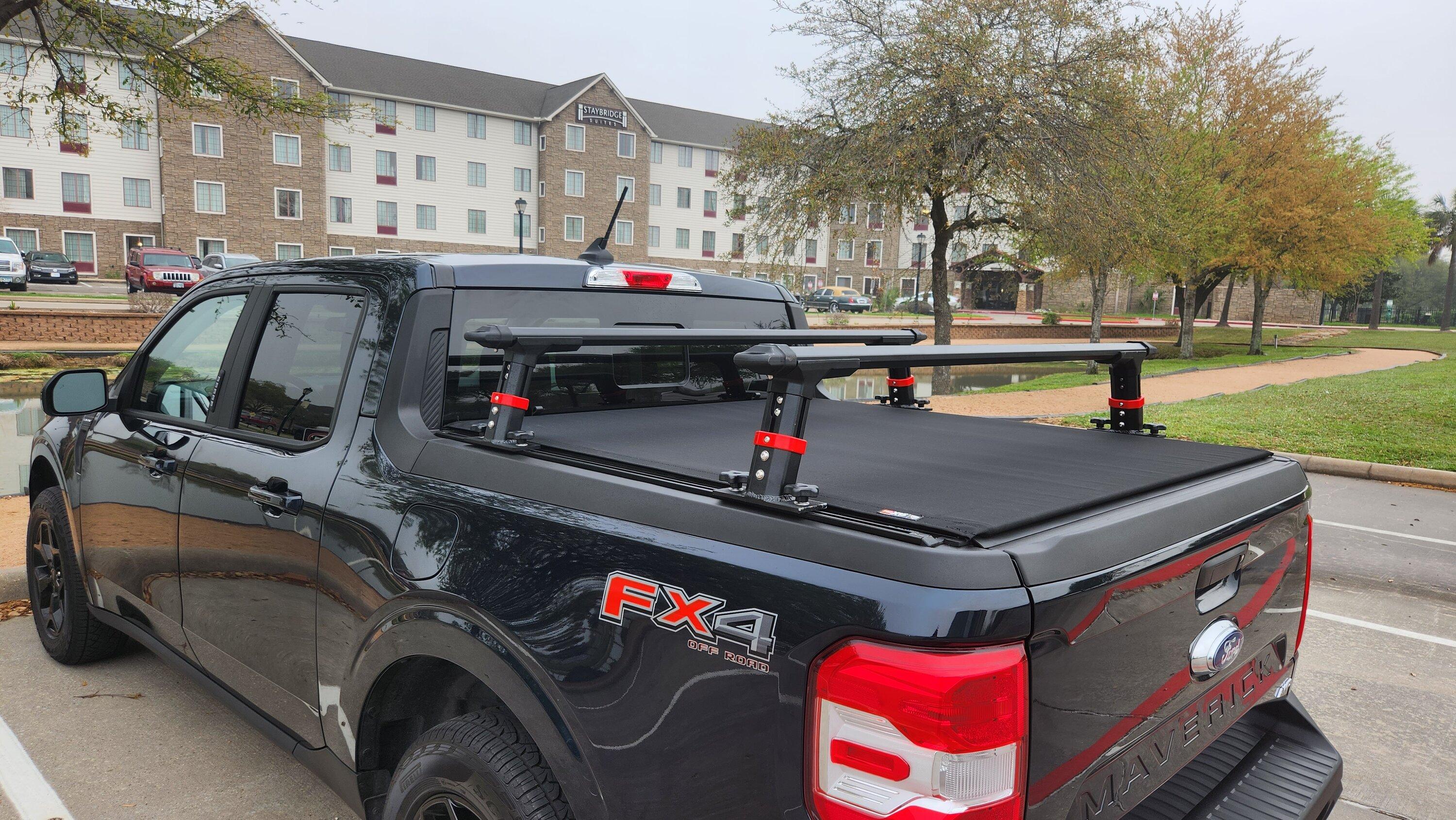 Ford Maverick TMS bed crossbars 20230306_075435