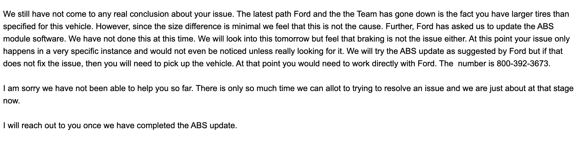 Ford Maverick NEED HELP. Ford Maverick Mechanical issues - Dealer Service don't want to do anything. asrf2f4widma1