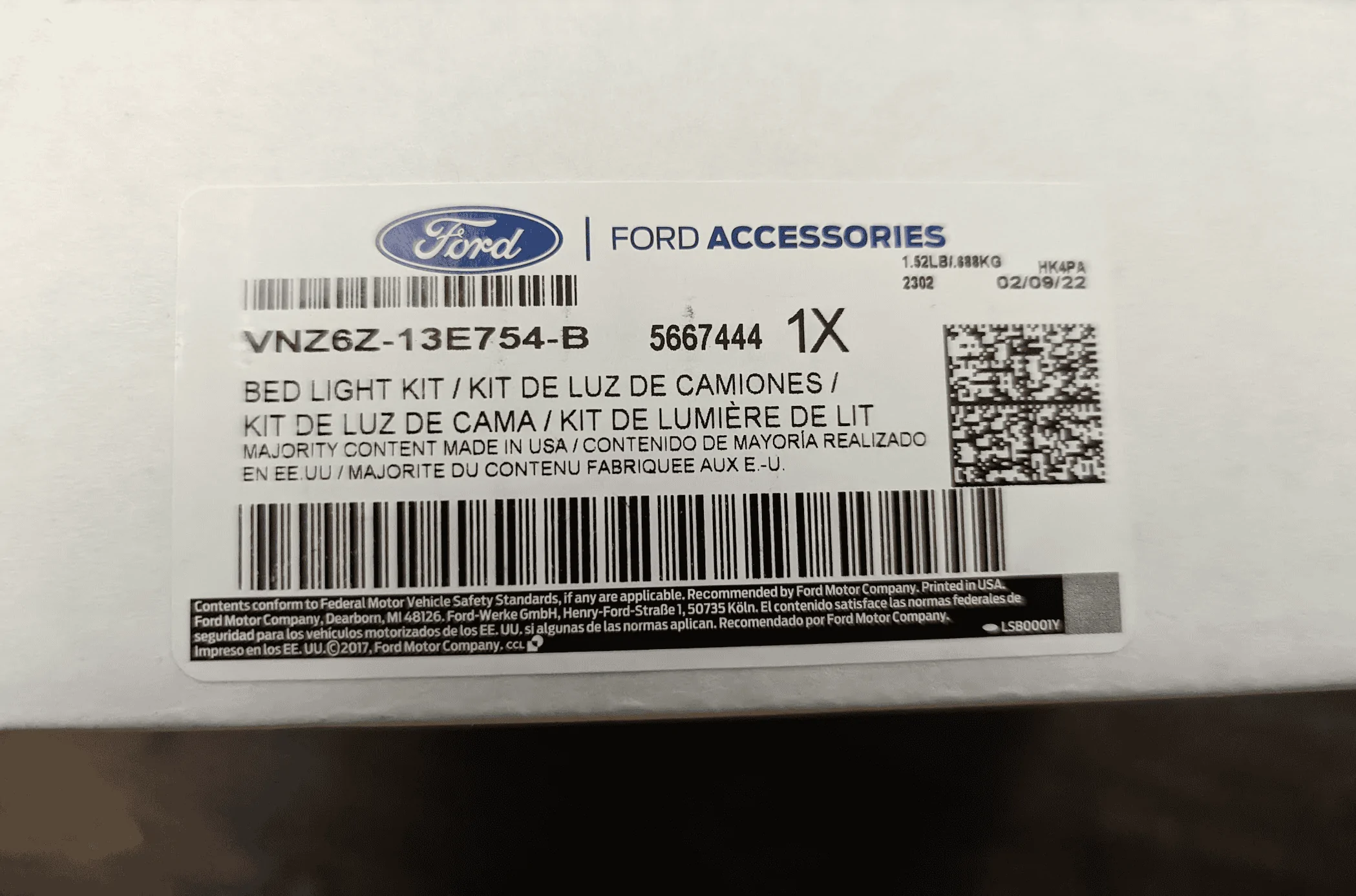 Ford Maverick FS: OEM LUMEN TOUCHLINK CAPACITIVE TOUCH LED LAMPS BED LIGHT 2PC SET $125 Shipped 1678318869547