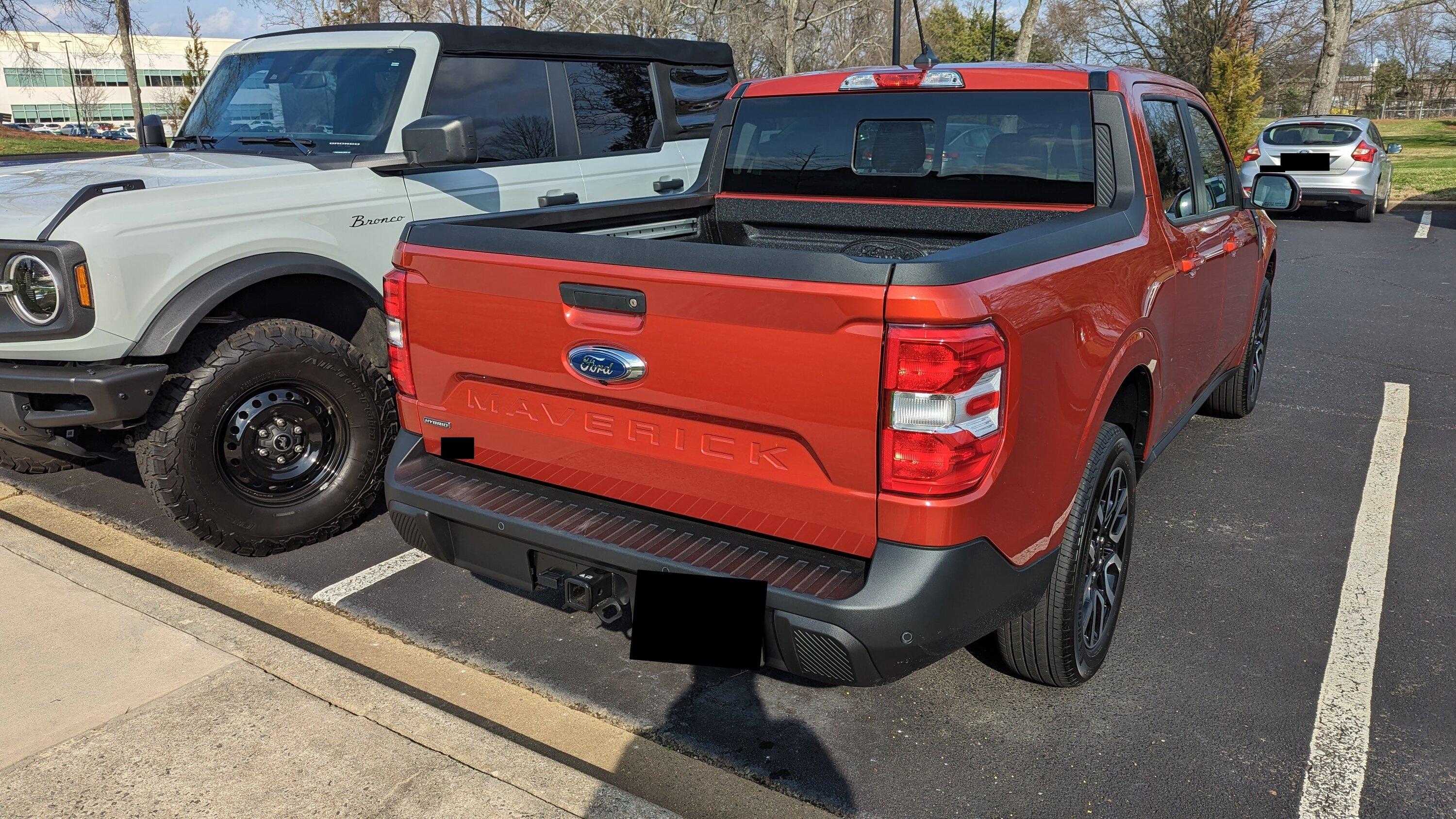 Ford Maverick October Hybrid Orders United MaverickRearCensored
