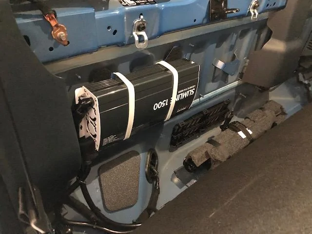Ford Maverick What is behind your back seat? inverter