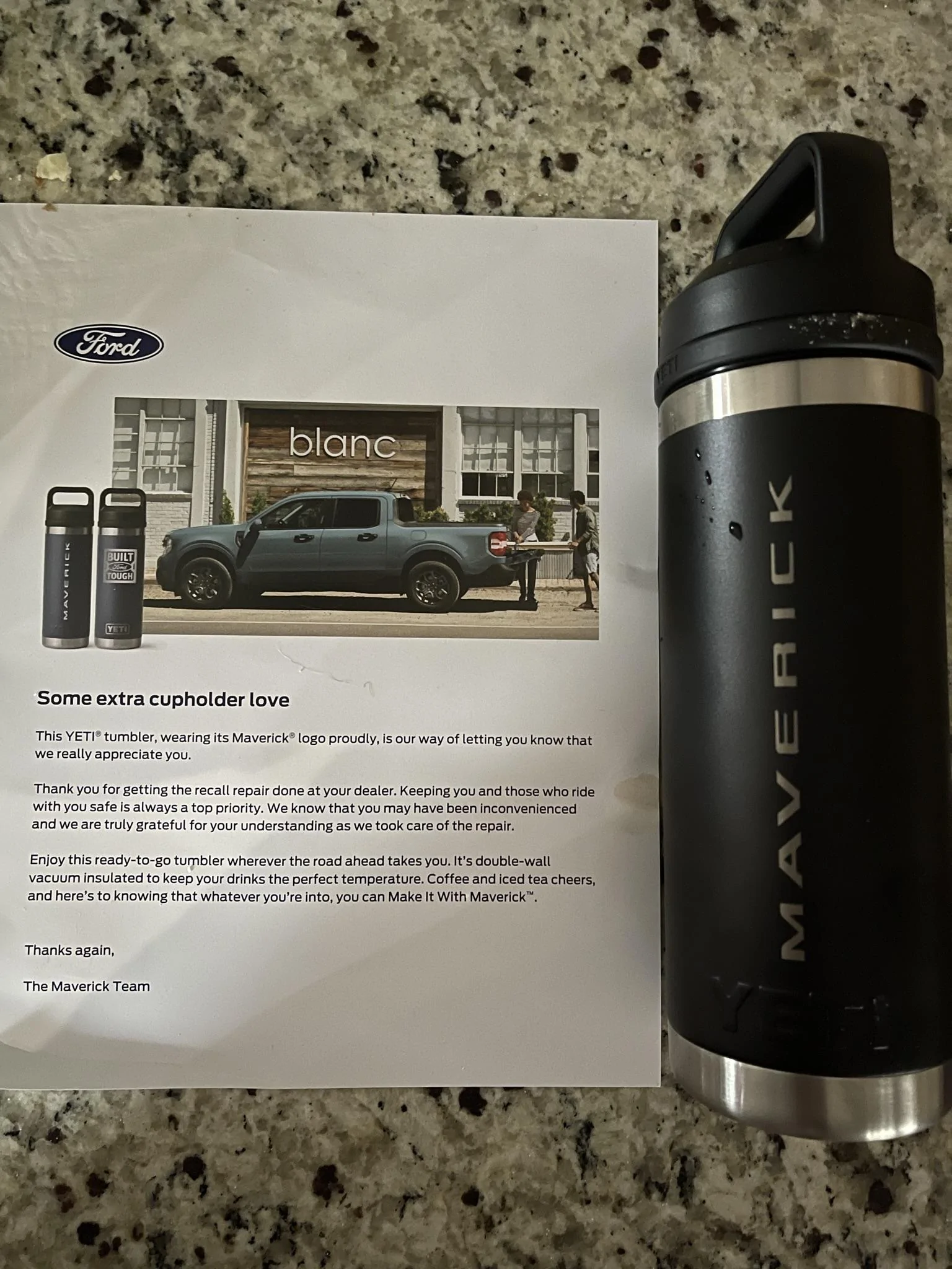 Ford Maverick Recall goodies swag from Ford IMG_0920