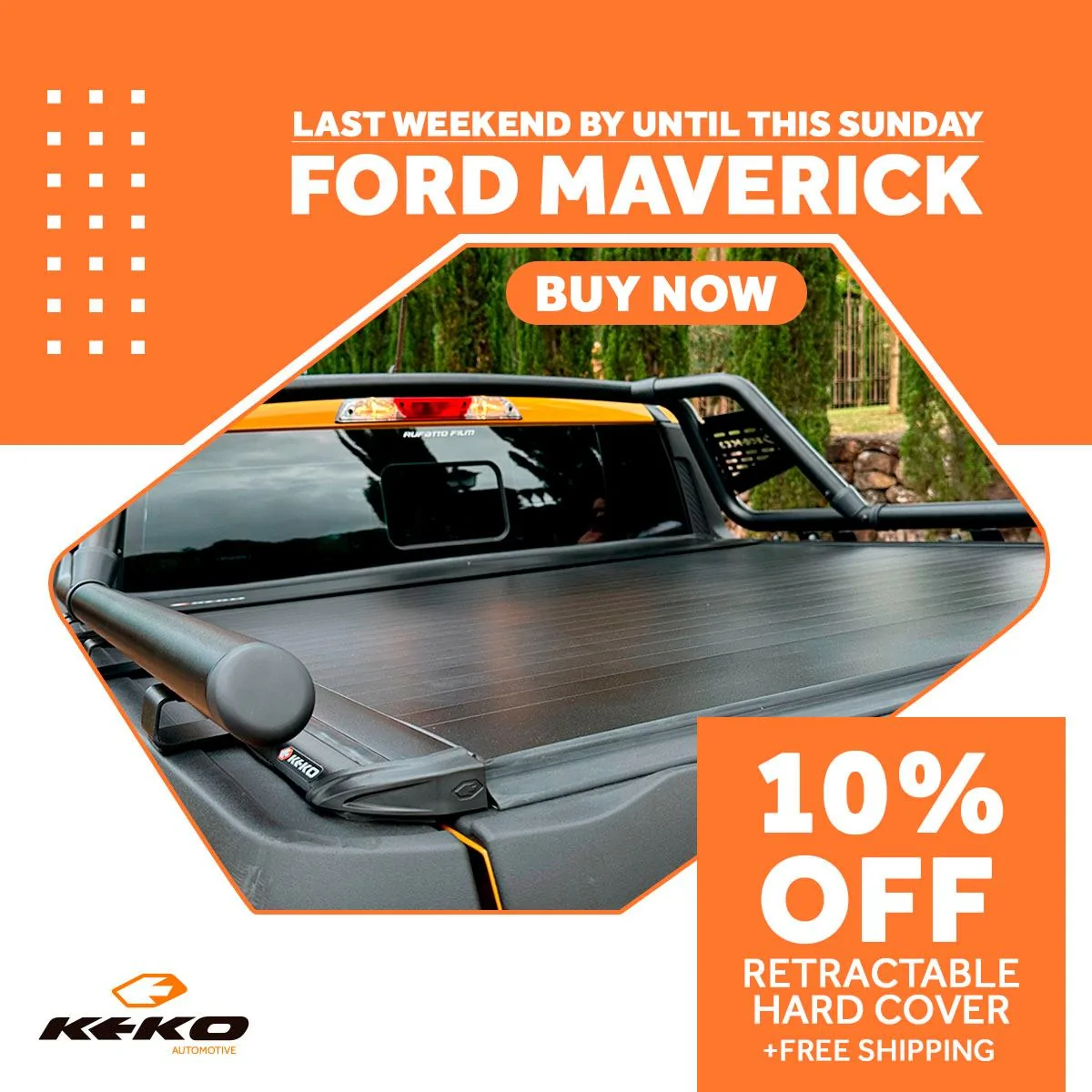 Ford Maverick LAST WEEKEND OFFER - By until this Sunday with 10% OFF Maverick-Capota-1