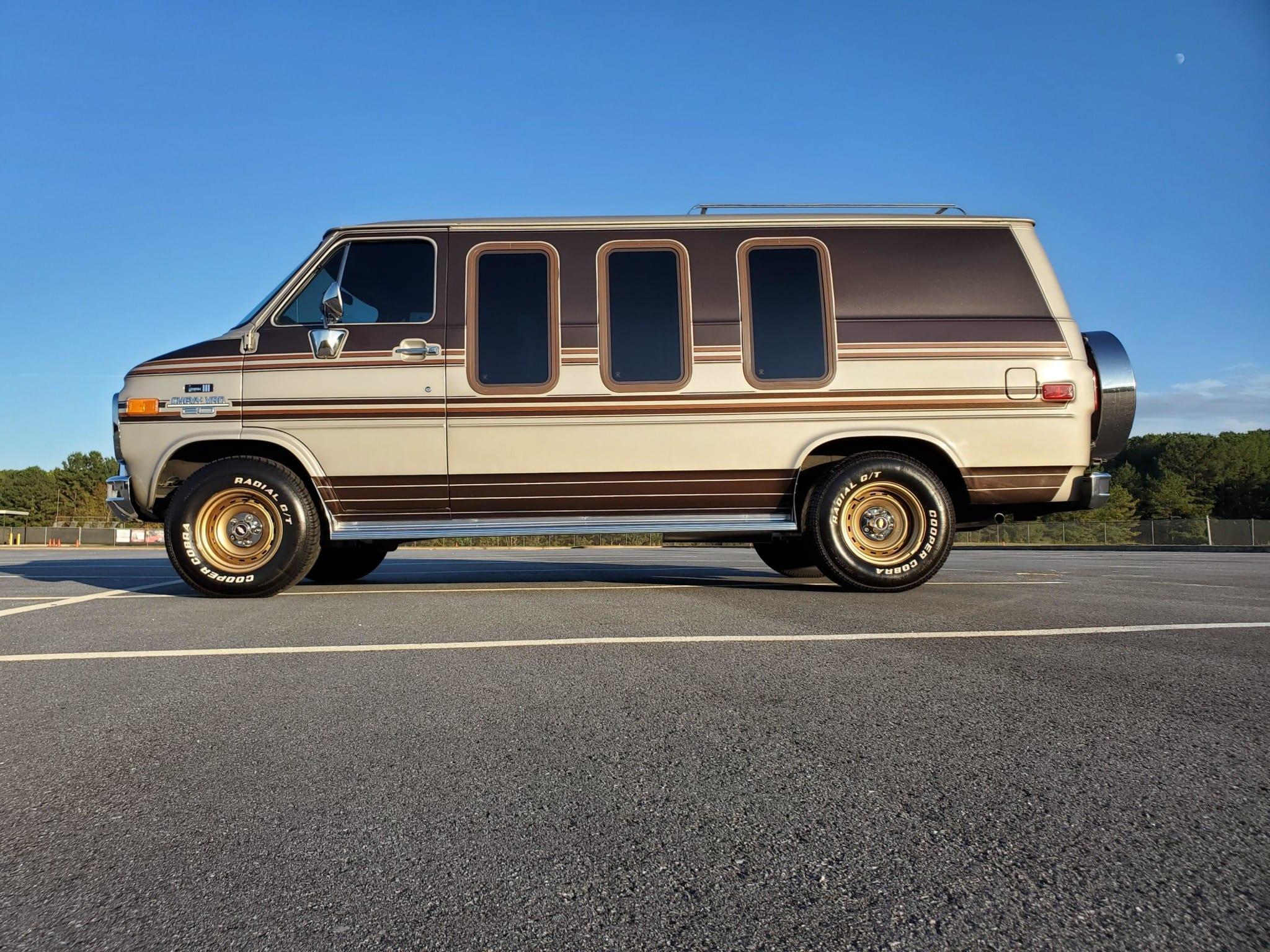 Ford Maverick XL on 245/65r17 Nexen tires + Gold Black Rhino wheels. No lift and no poke 1988_chevrolet_g_20_mark_lll_conversion_van_15730092043822e7ae709e5aa020191105_164817