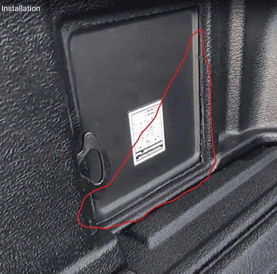 Ford Maverick Drop-in Bedliner cutouts mount behind access panels? 1678494561755