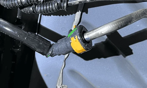 Ford Maverick Cut my fuel line! fuel lin
