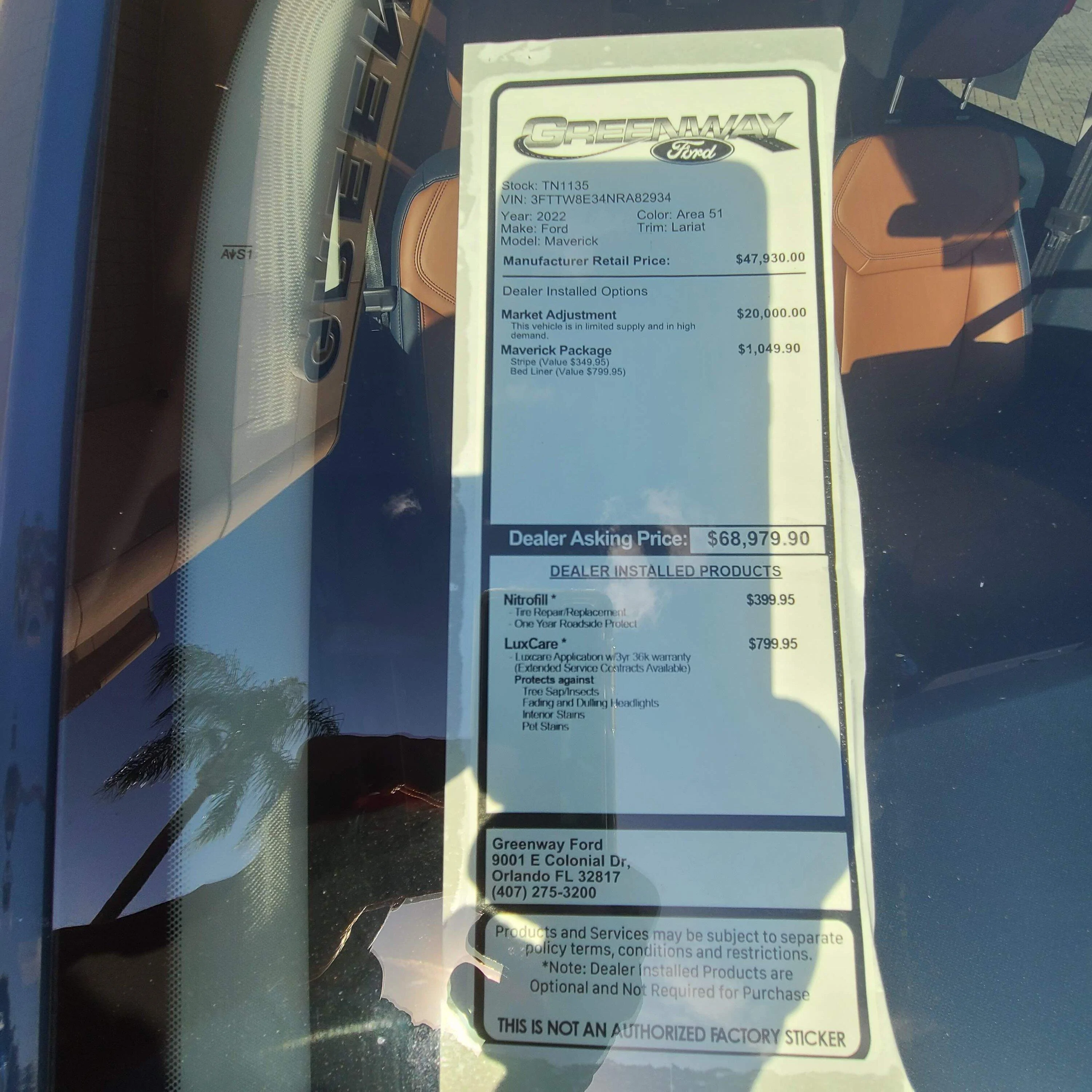 Ford Maverick This is not right. Maverick Sticker