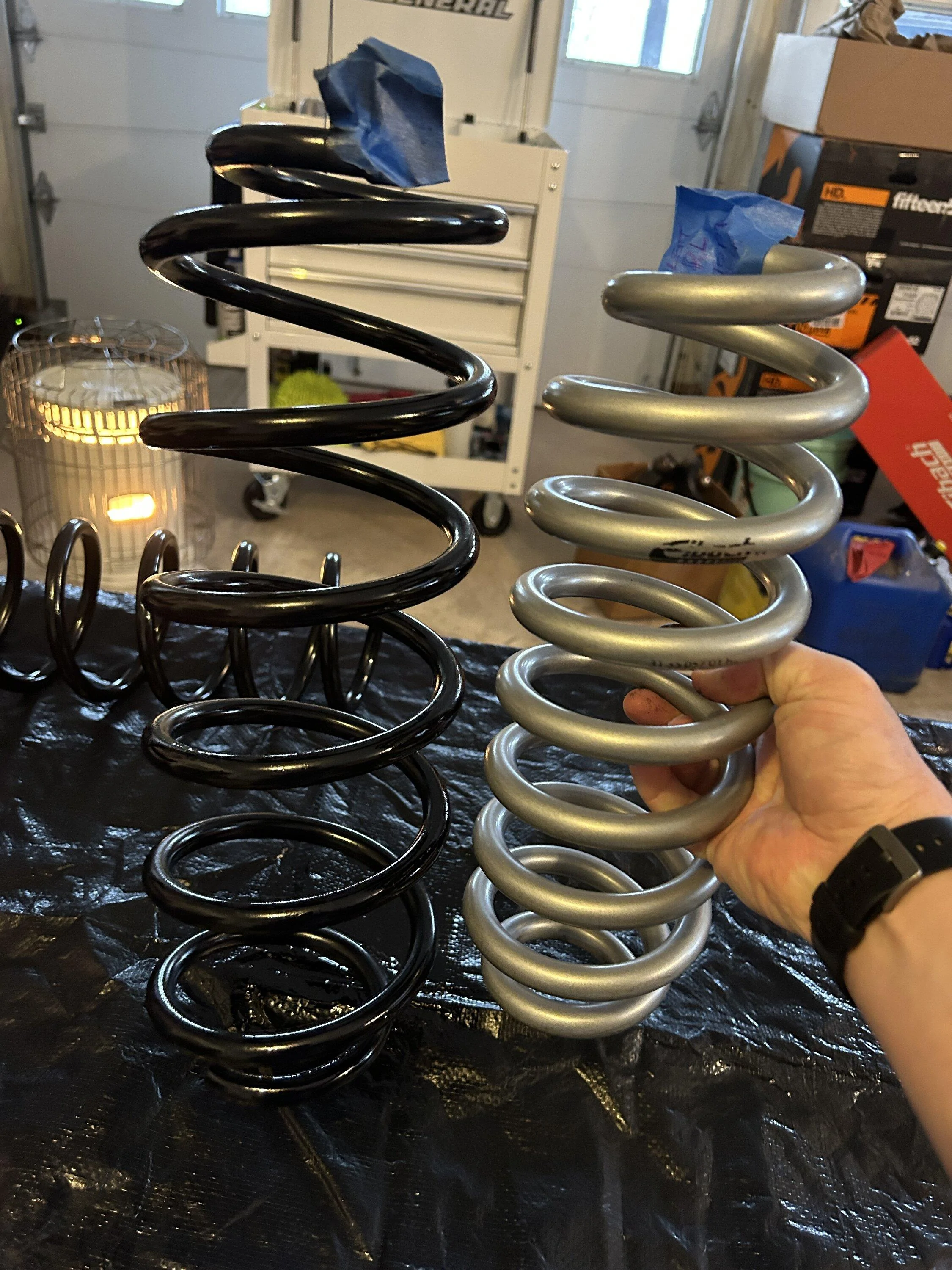 Ford Maverick Painted my Eibach lift springs in black F77A51E2-1C56-42FF-BCC4-7F5B1EE2C8BB