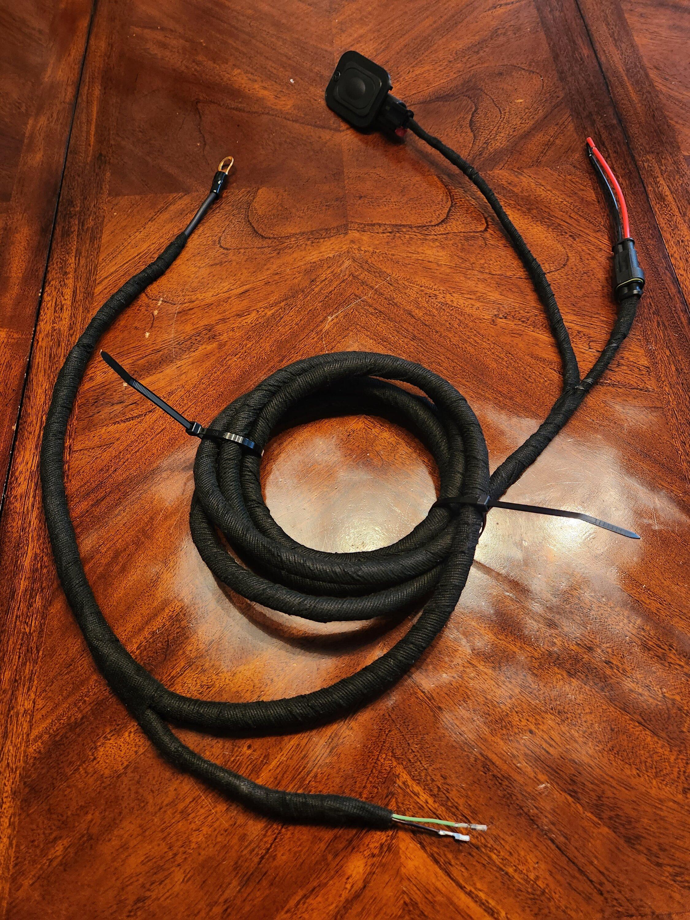 Ford Maverick F-150 Fog Lamp Switch and Wire Harness Installed in Maverick - DIY 20230227_110710